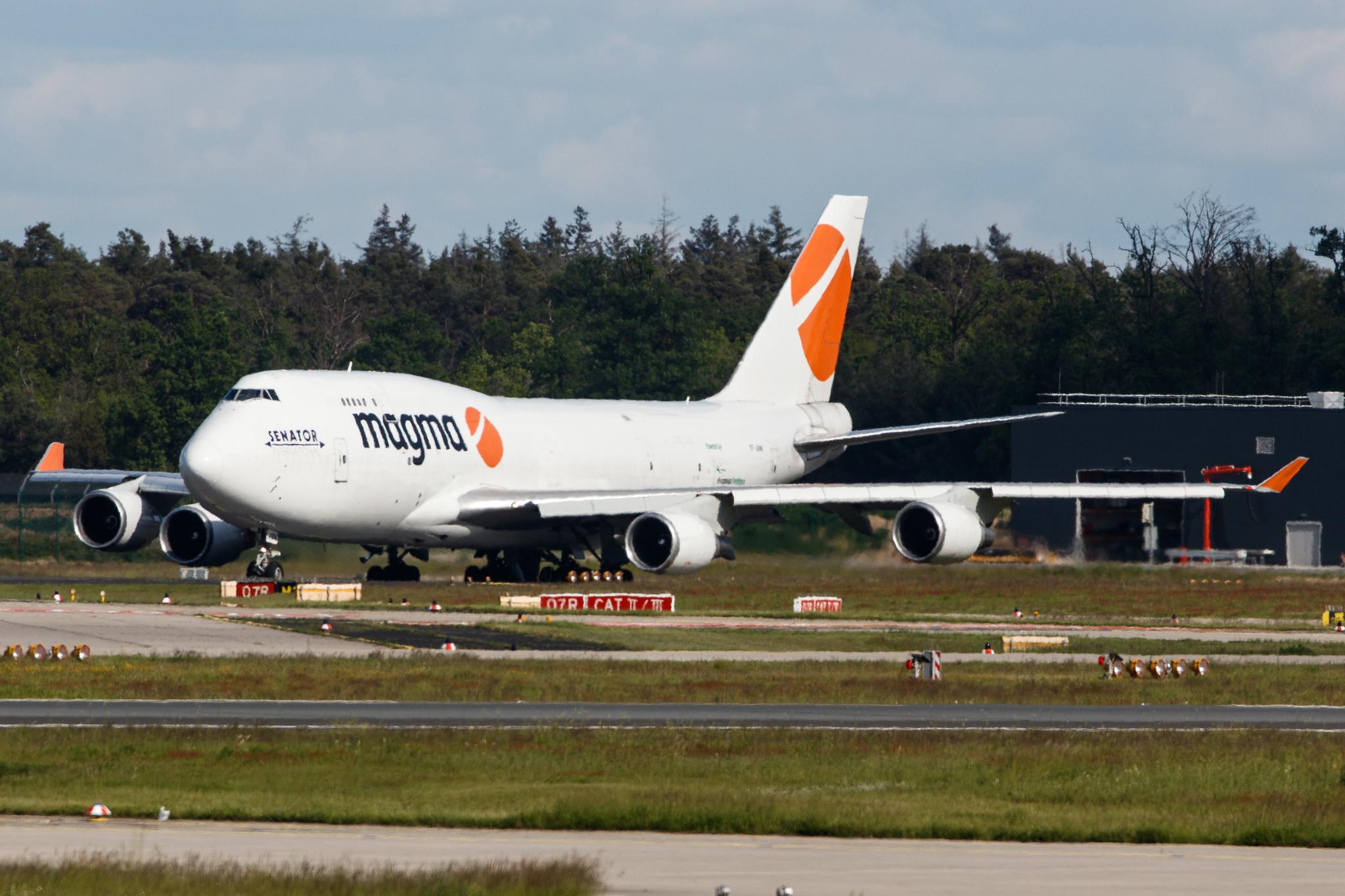 Frankfurt Airport: Magma Aviation (CC / ABD) | Operator: Air Atlanta Icelandic | Boeing 747-4F6(BDSF) B744 | TF-AMN | MSN 27602