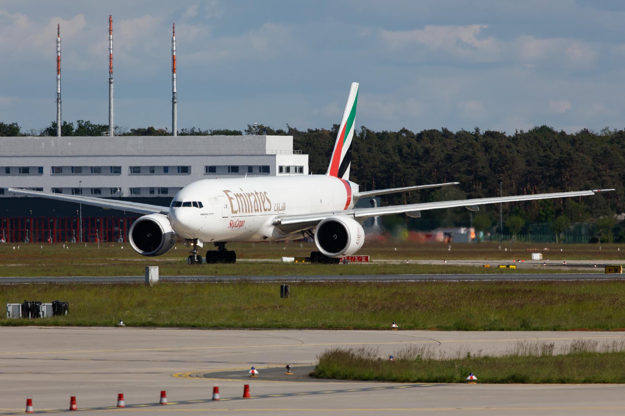 Frankfurt Airport: Emirates SkyCargo (EK / UAE) | Operator: Emirates |  Boeing 777-F1H B77L | A6-EFM | MSN 42231