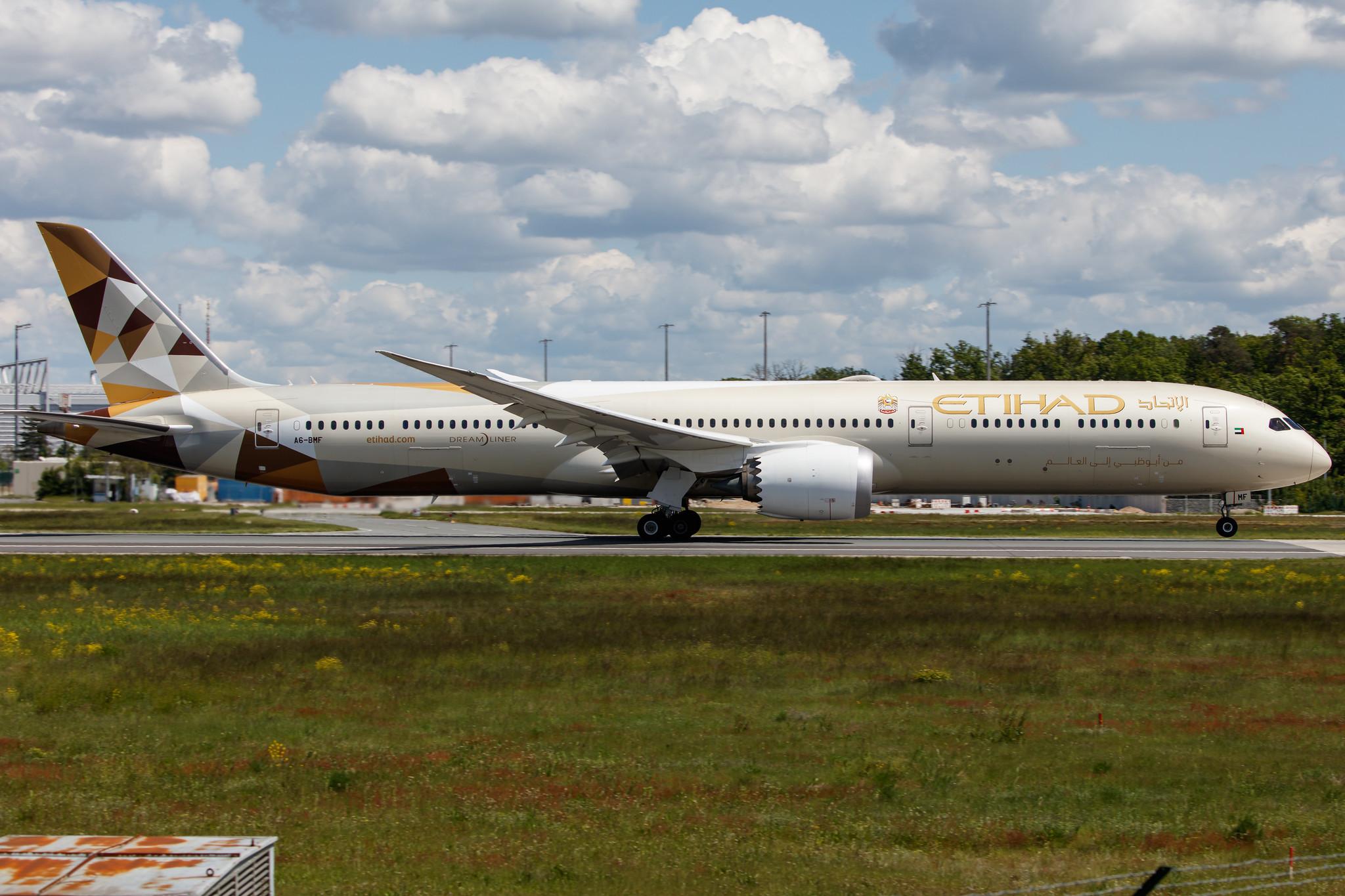Frankfurt Airport: Etihad Airways (EY / ETD) |  Boeing 787-10 Dreamliner B78X | A6-BMF | MSN 60761