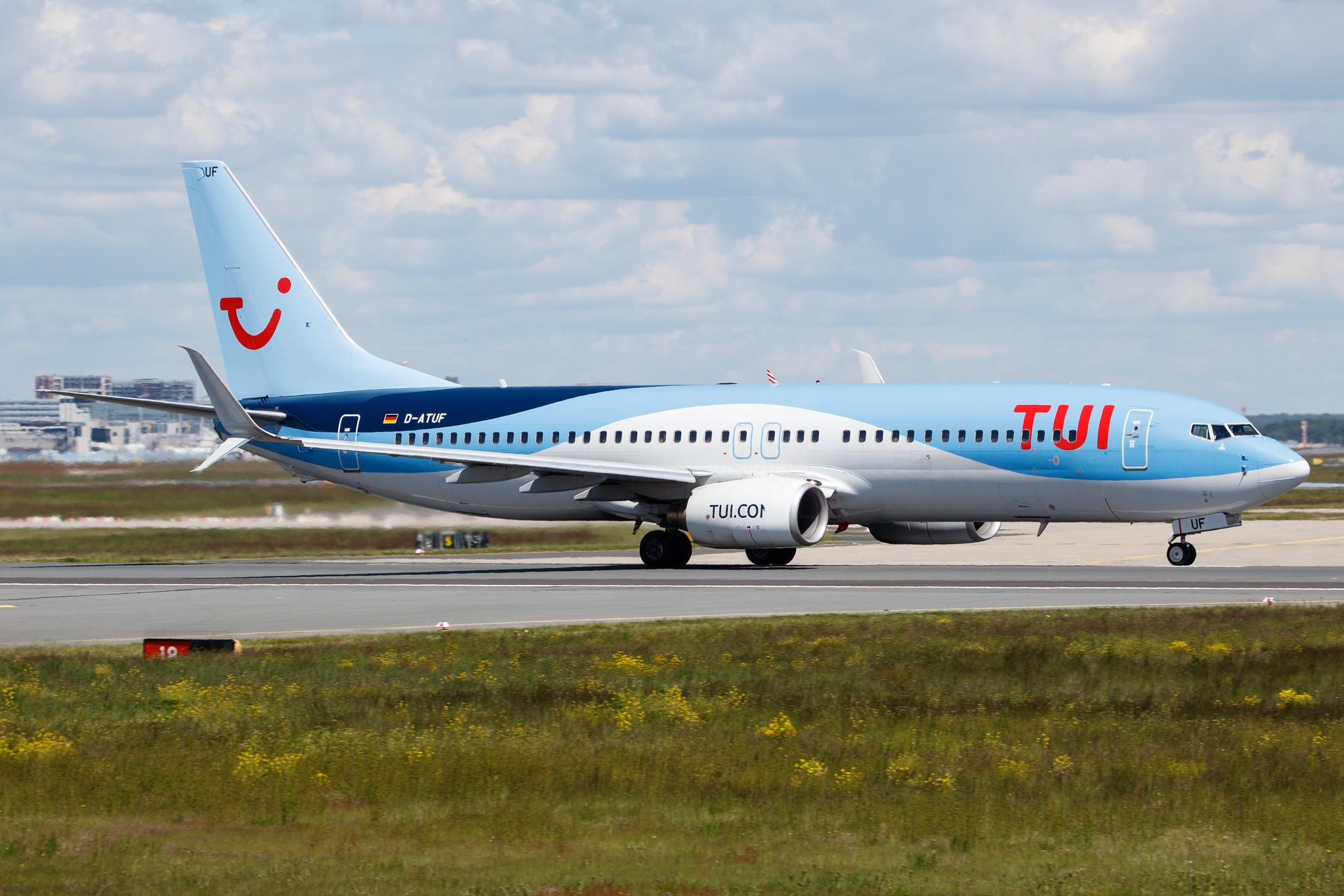 Frankfurt Airport: TUI (X3 / TUI) | Operator: TUI fly |  Boeing 737-8K5 B738 | D-ATUF | MSN 34687