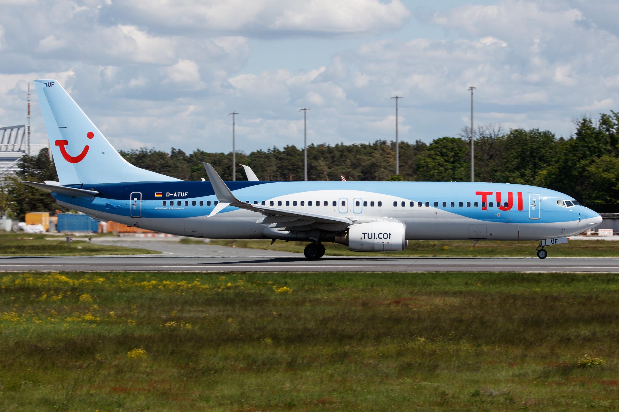 Frankfurt Airport: TUI (X3 / TUI) | Operator: TUI fly |  Boeing 737-8K5 B738 | D-ATUF | MSN 34687