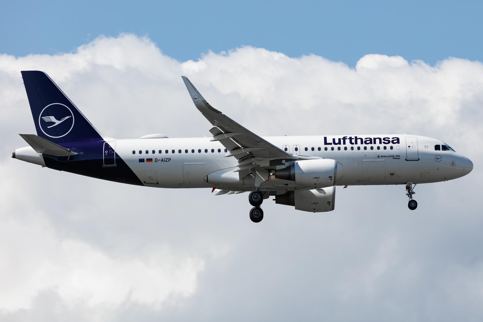 Frankfurt Airport: Lufthansa (LH / DLH) |  Airbus A320-214 A320 | D-AIZP | MSN 5487