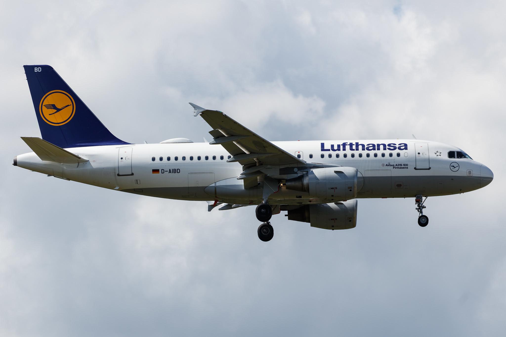 Frankfurt Airport: Lufthansa (LH / DLH) |  Airbus A319-112 A319 | D-AIBD | MSN 4455