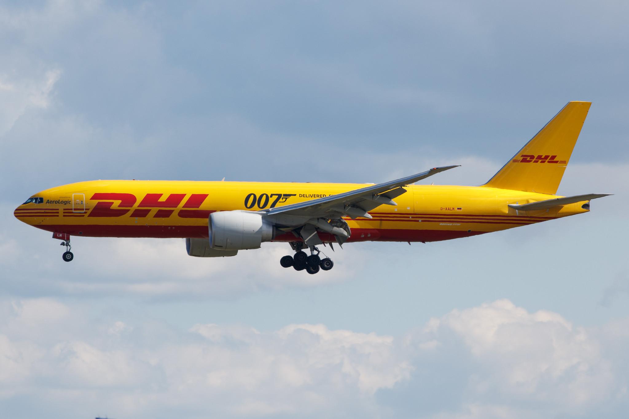Frankfurt Airport: DHL (D0 / DHK) | Operator: AeroLogic |  Boeing 777-F B77L | D-AALM | MSN 66082