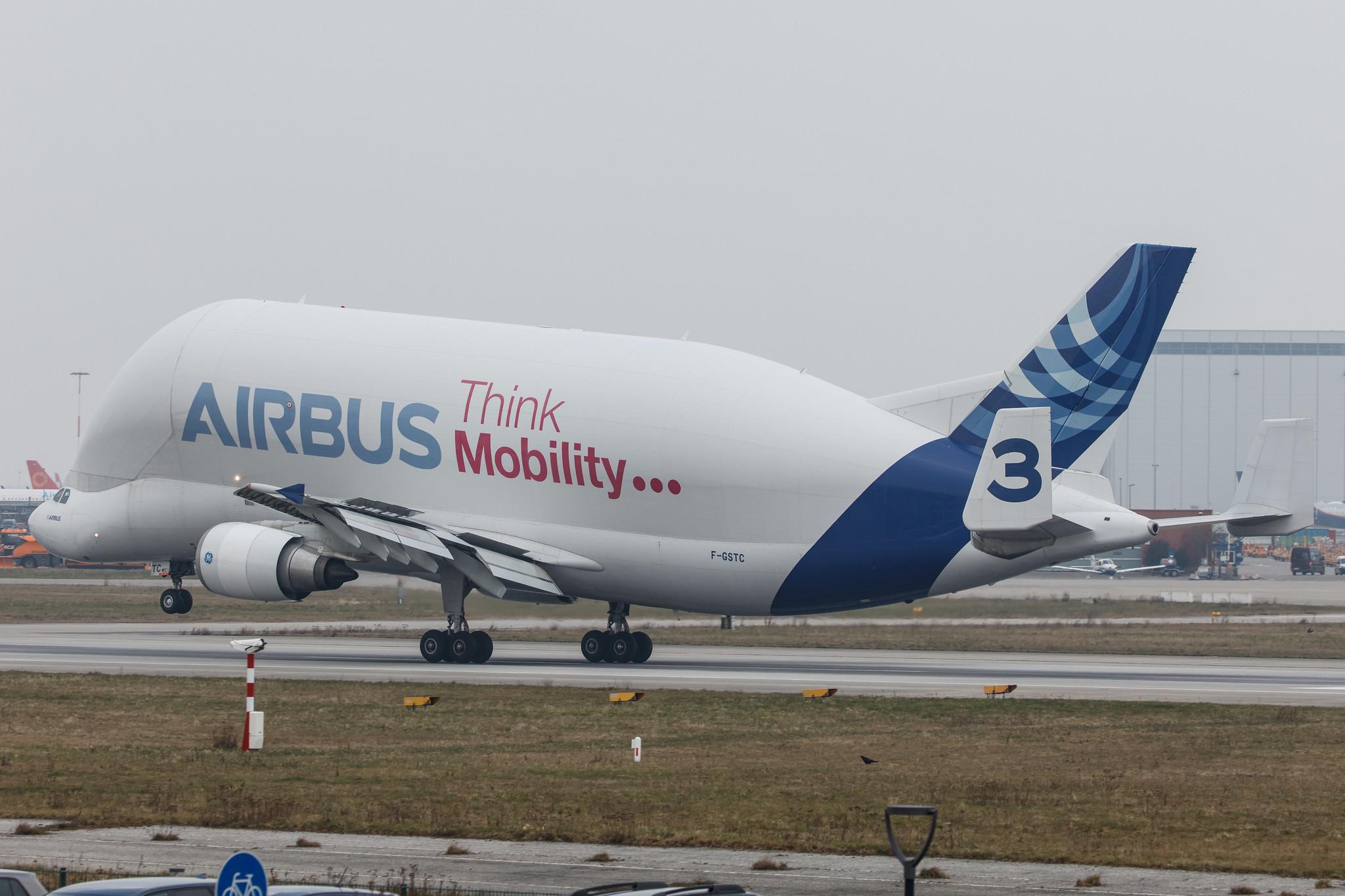 Hamburg Finkenwerder: Airbus Transport International (4Y / BGA) |  Airbus A300-608ST Beluga A3ST | F-GSTC | MSN 765