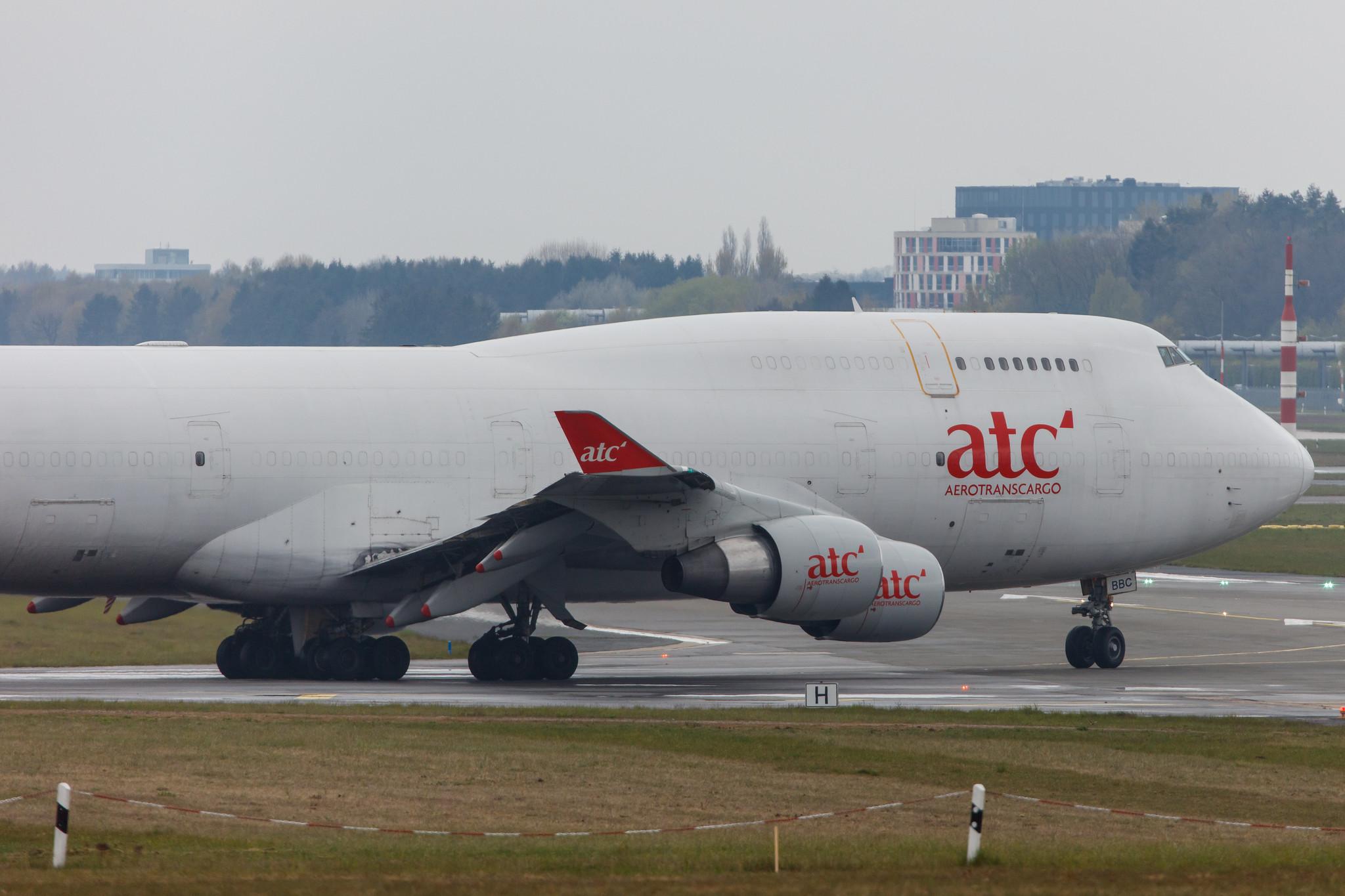 Hamburg Airport: Aerotranscargo (/ ATG) |  Boeing 747-433(BDSF) B744 | ER-BBC | MSN 24998
