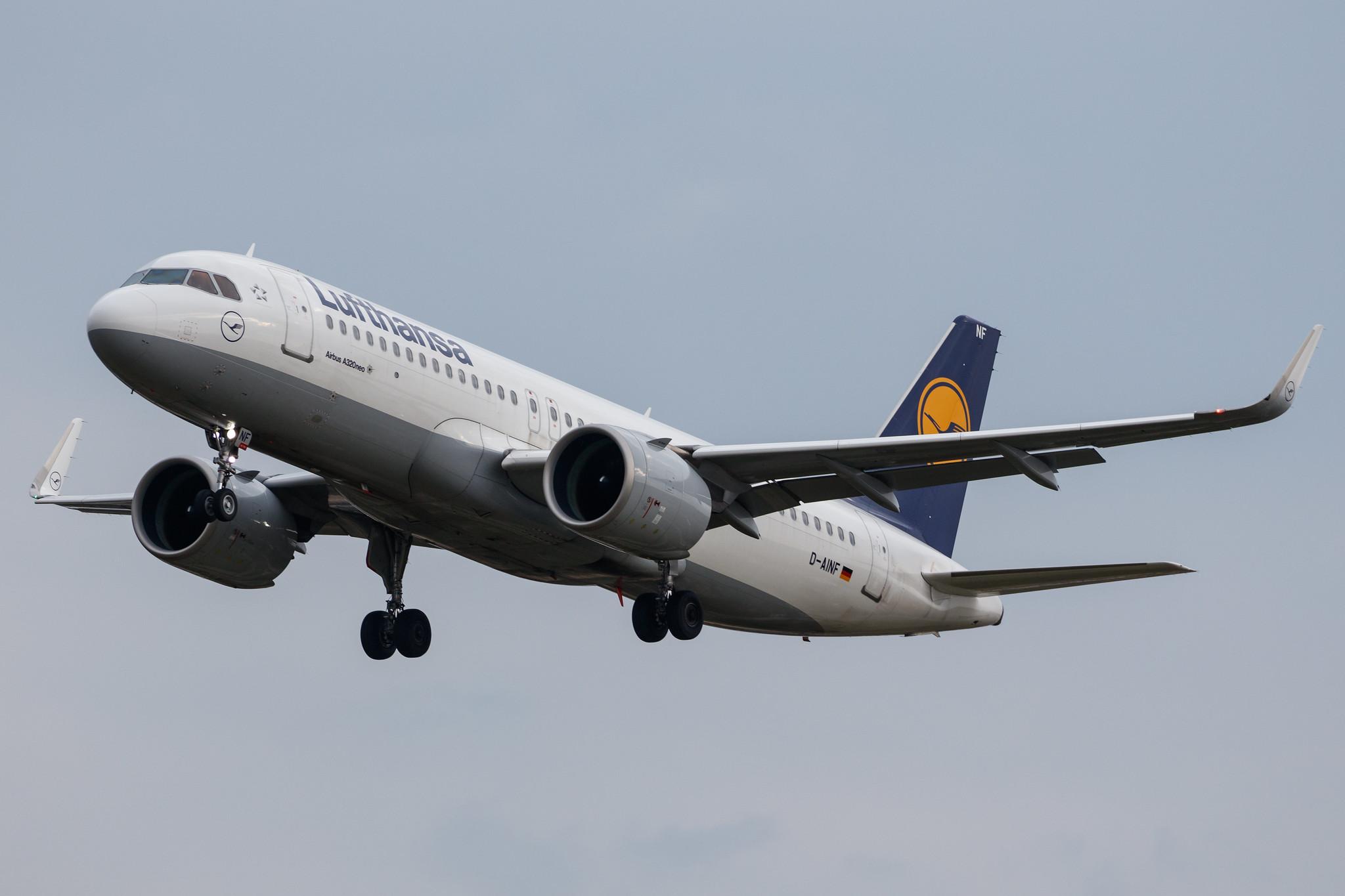 Hamburg Airport: Lufthansa (LH / DLH) |  Airbus A320-271N A20N | D-AINF | MSN 7577