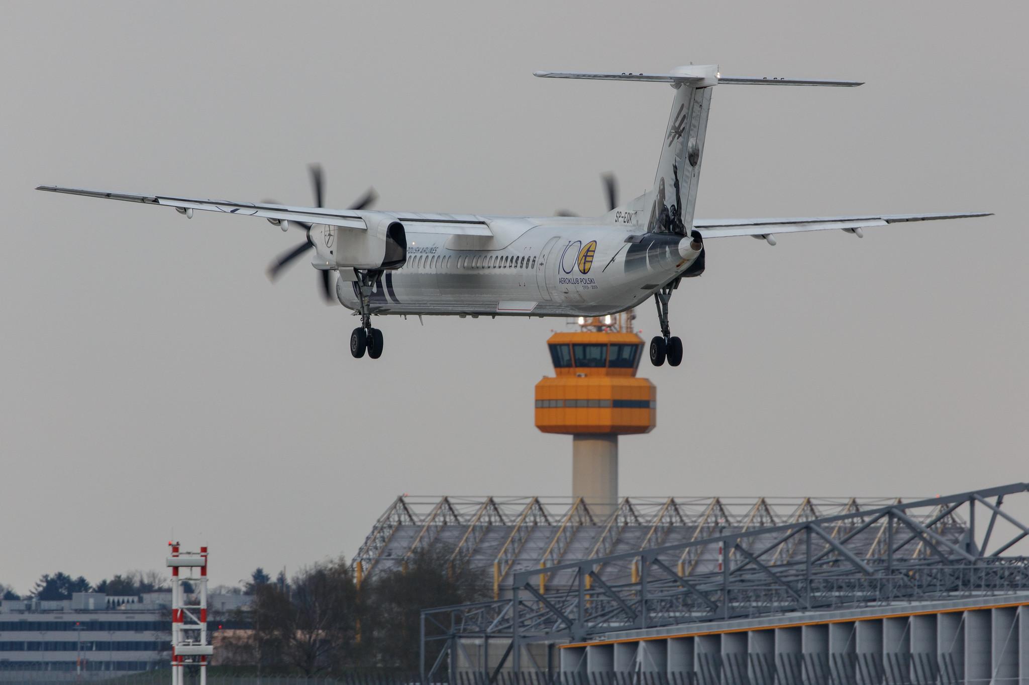 Hamburg Airport: LOT (LO / LOT) |  De Havilland Canada Dash 8-400 DH8D | SP-EQK | MSN 4443