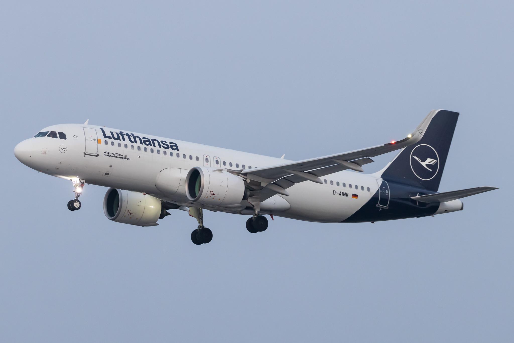 Hamburg Airport: Lufthansa (LH / DLH) |  Airbus A320-271N A20N | D-AINK | MSN 8249