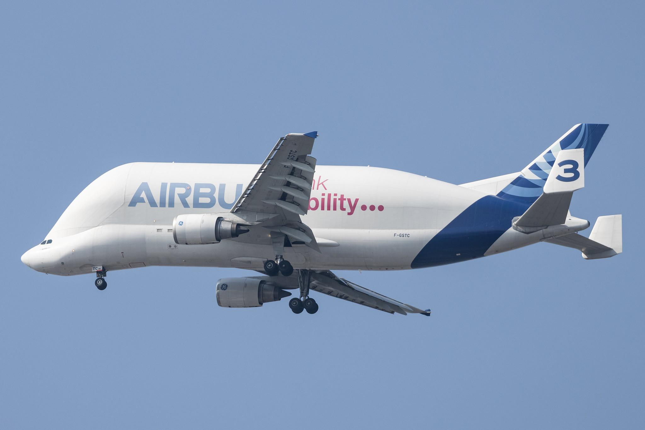 Hamburg Finkenwerder: Airbus Transport International (4Y / BGA) |  Airbus A300-608ST Beluga A3ST | F-GSTC | MSN 765