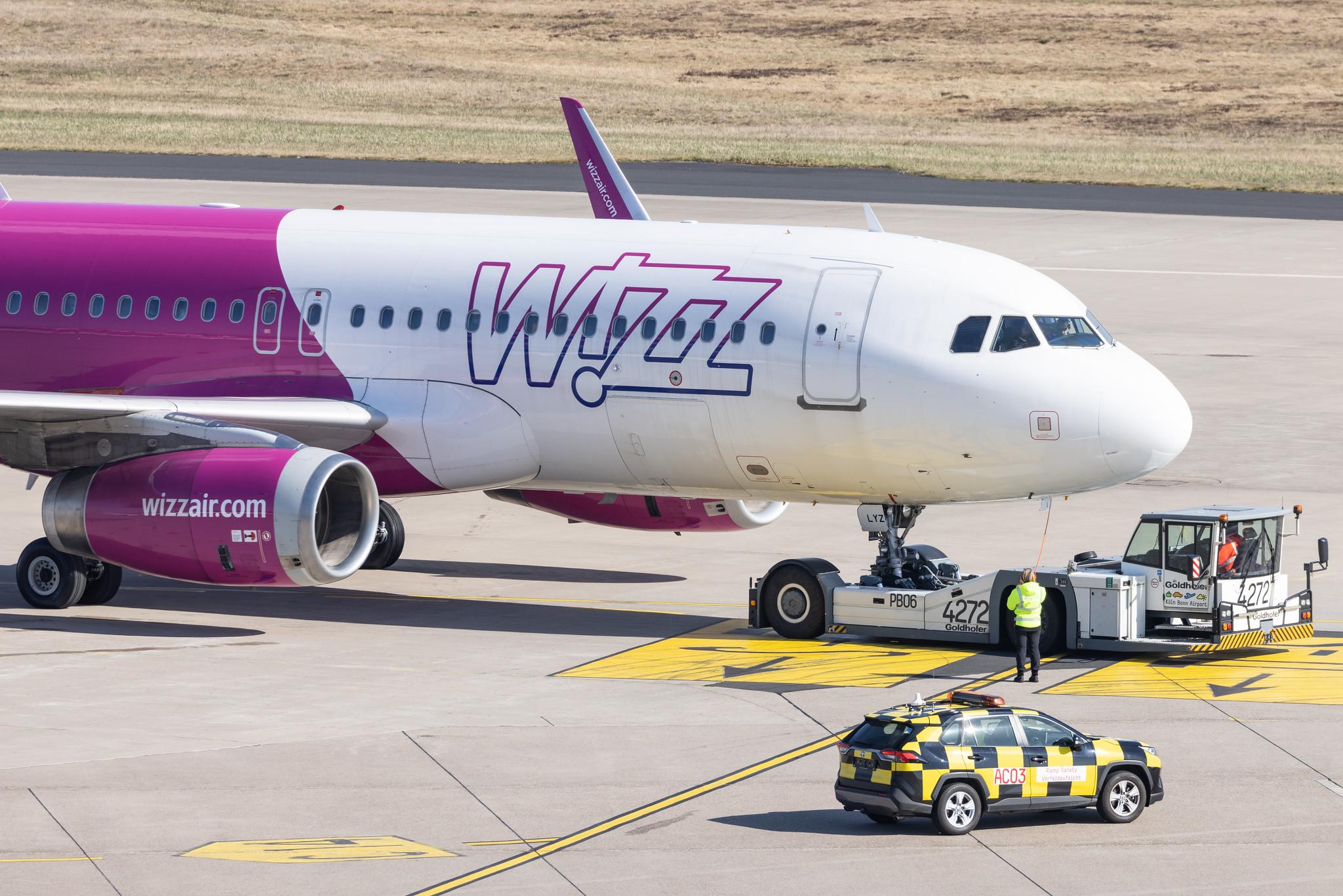 Köln Bonn Airport: Wizz Air (W6 / WZZ) |  Airbus A320-232 A320 | HA-LYZ | MSN 8355