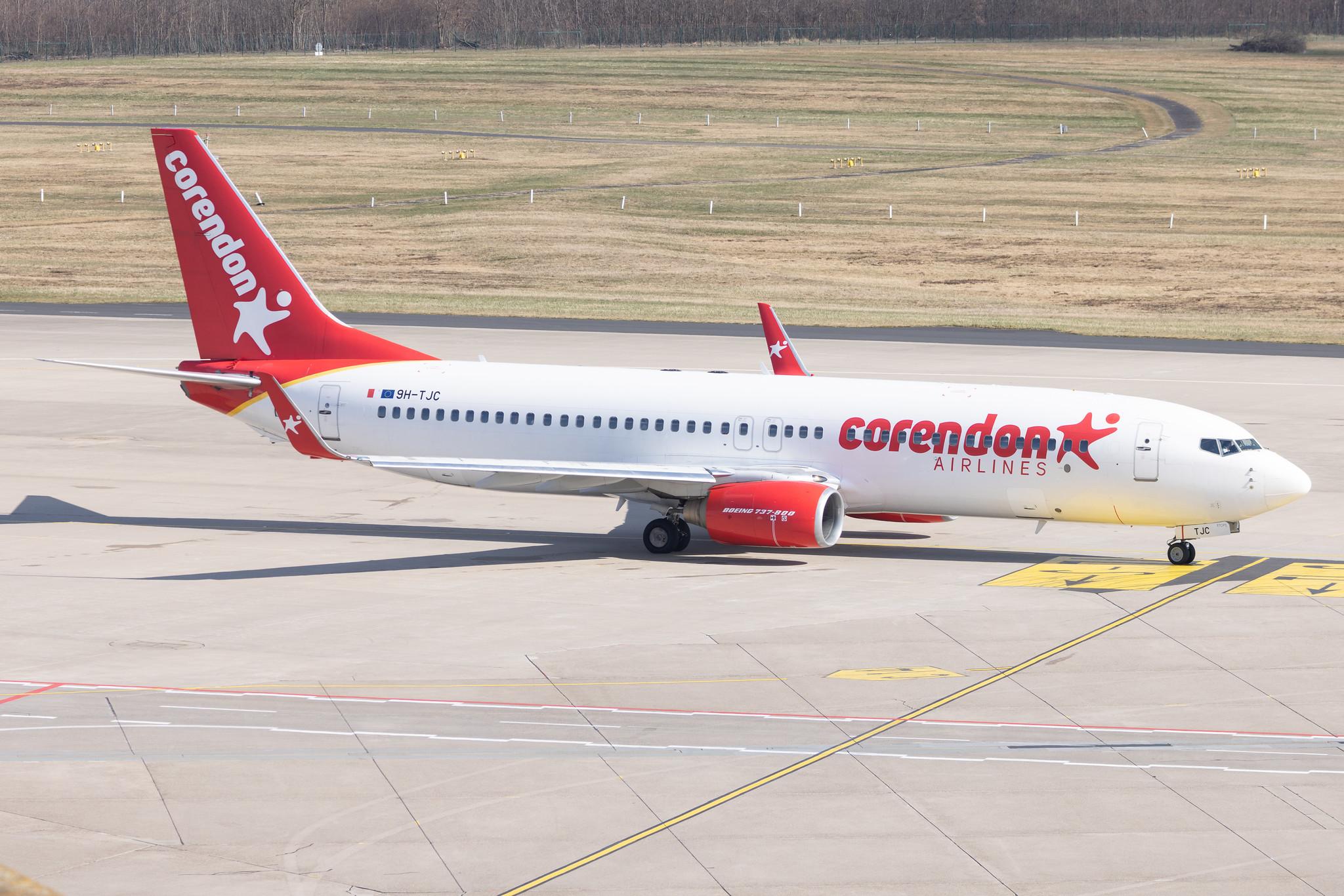 Köln Bonn Airport: Corendon Airlines (XC / CAI) | Operator: Corendon Airlines Europe |  Boeing 737-86N B738 | 9H-TJC | MSN 38012