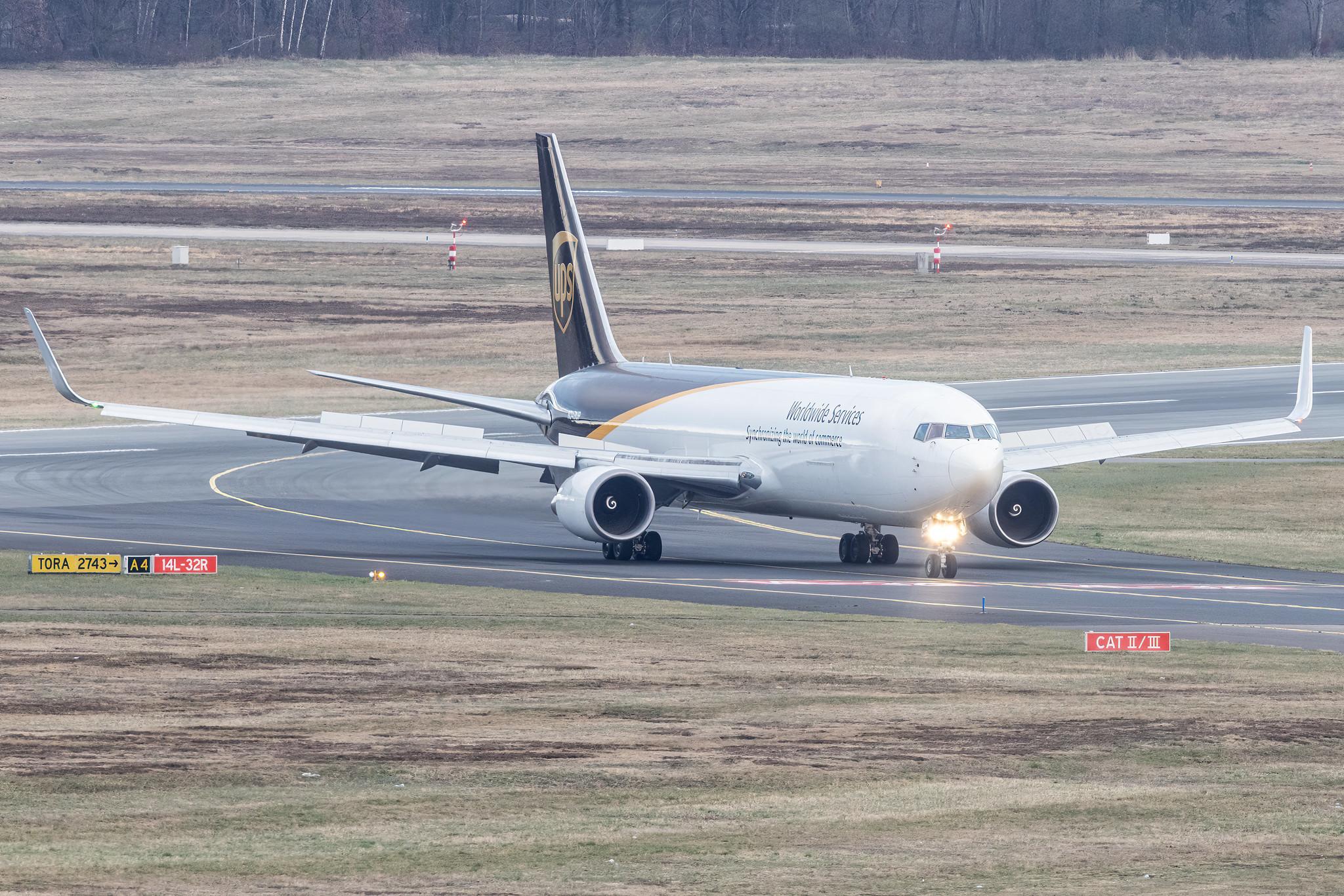 Köln Bonn Airport: UPS (5X / UPS) |  Boeing 767-34AF(ER) B763 | N349UP | MSN 37947