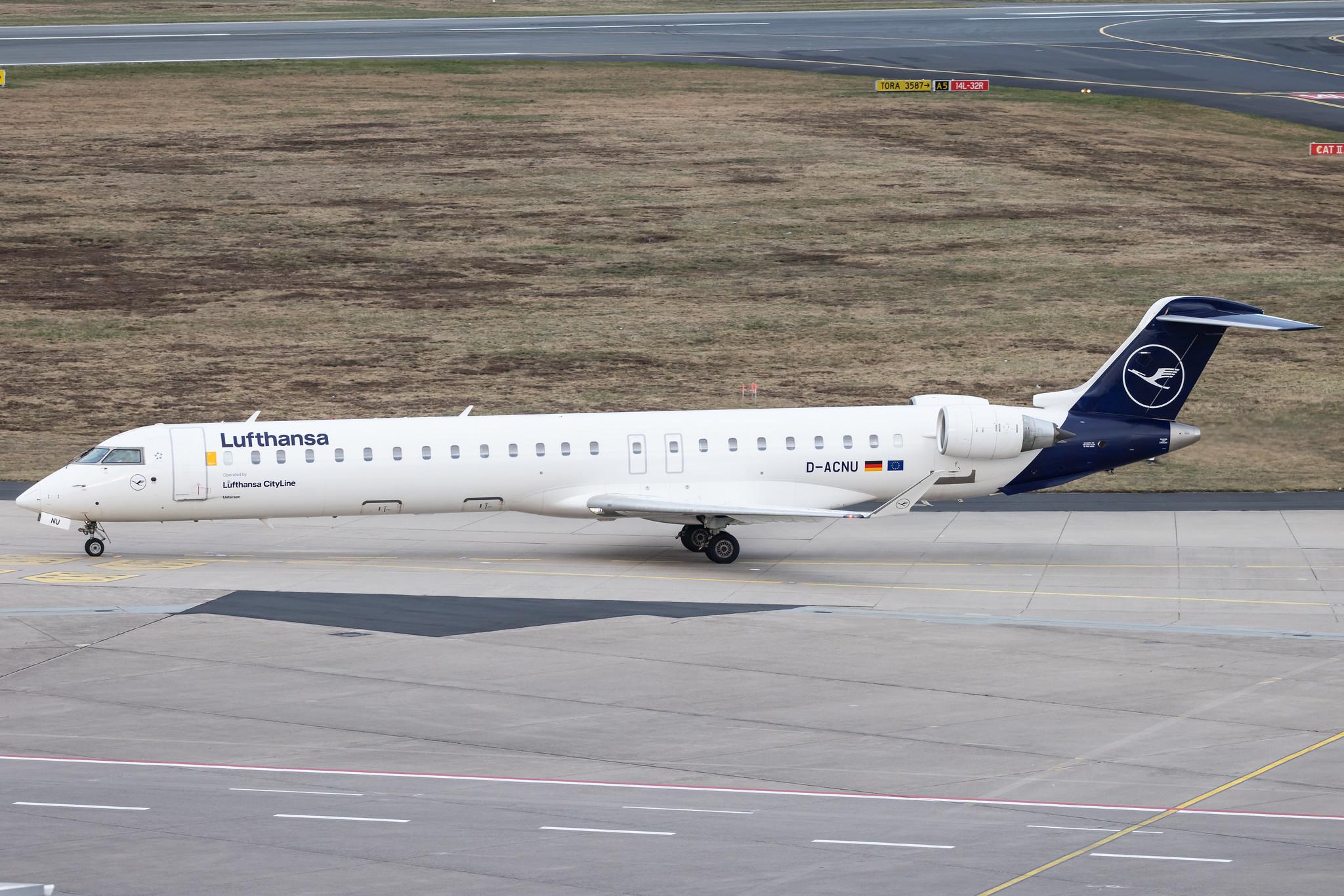 Köln Bonn Airport: Lufthansa (LH / DLH) | Operator: Lufthansa CityLine |  Mitsubishi CRJ-900LR CRJ9 | D-ACNU | MSN 15267