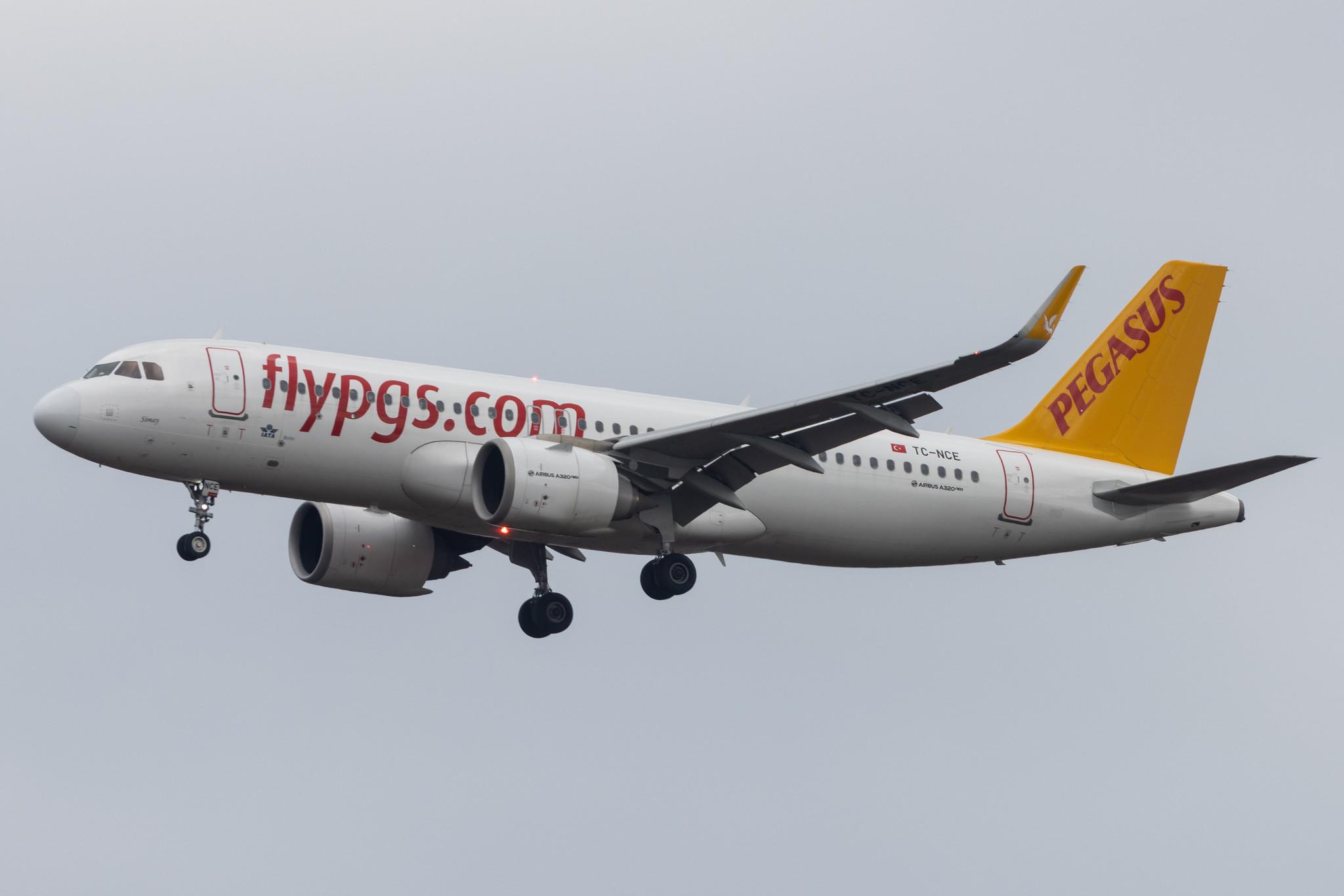 Köln Bonn Airport: Pegasus (PC / PGT) | Operator: Pegasus Airlines |  Airbus A320-251N A20N | TC-NCE | MSN 08875