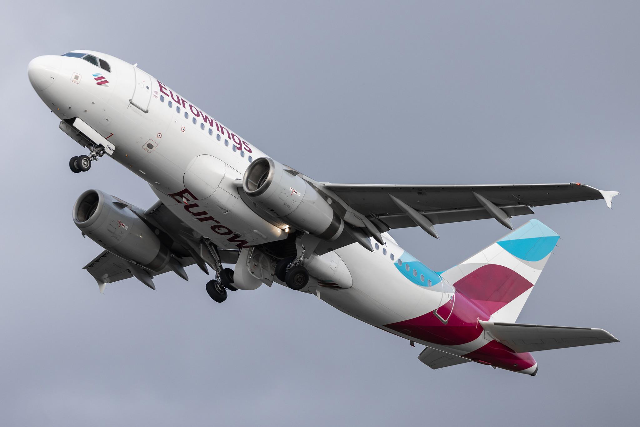 Hamburg Airport: Eurowings (EW / EWG) |  Airbus A319-132 A319 | D-AGWH | MSN 3352