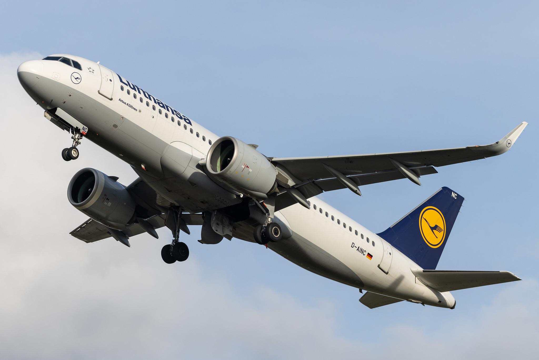 Hamburg Airport: Lufthansa (LH / DLH) |  Airbus A320-271N A20N | D-AINC | MSN 6920