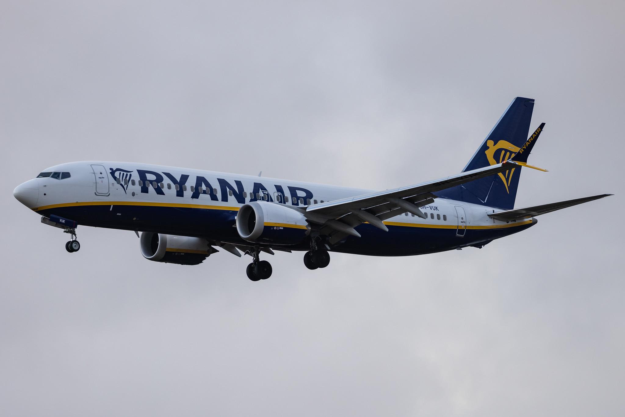 Hamburg Airport: Ryanair (FR / RYR) | Operator: Malta Air |  Boeing 737 MAX 8-200 B38M | 9H-VUK | MSN 62321