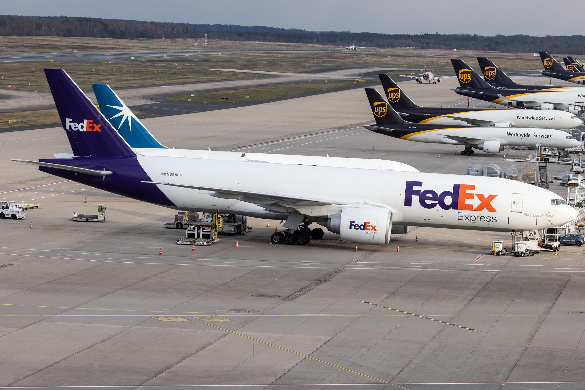 Köln Bonn Airport: FedEx (FX / FDX) |  Boeing 777-F B77L | N896FD | MSN 41750
