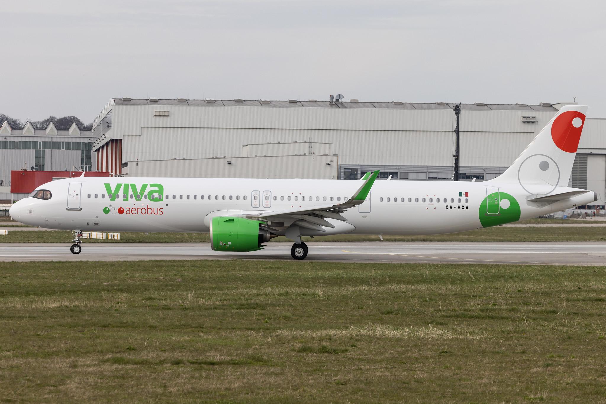Hamburg Finkenwerder: Viva Aerobus (VB / VIV) |  Airbus A321-271NX A21N | XA-VXA | MSN 10742