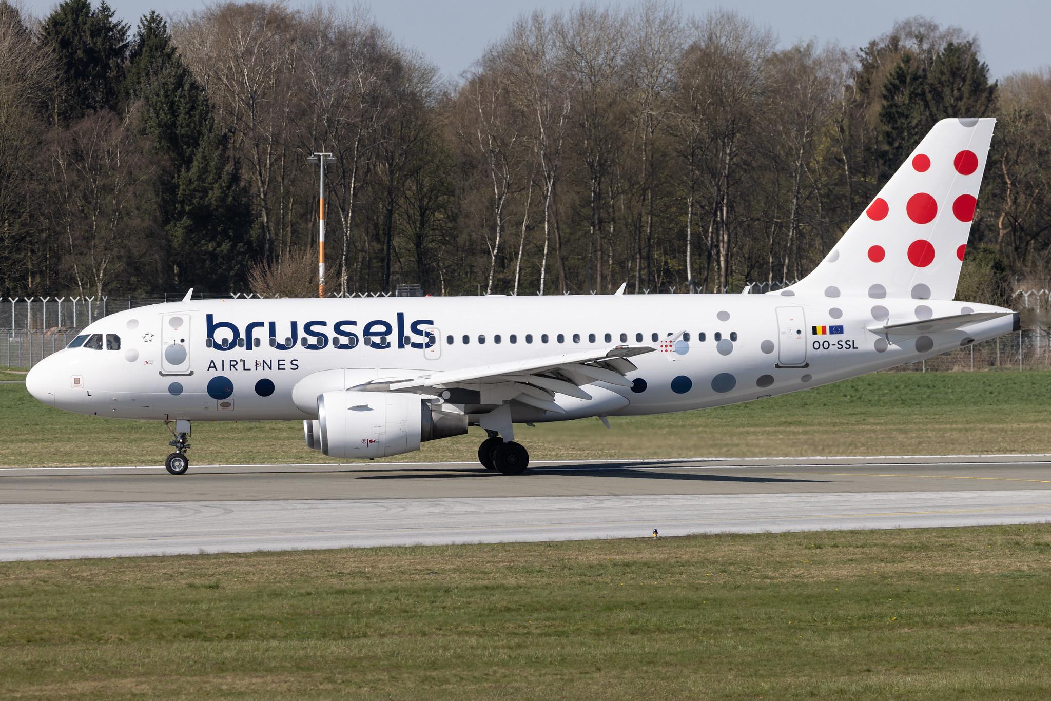 Hamburg Airport: Brussels Airlines (SN / BEL) |  Airbus A319-111 A319 | OO-SSL | MSN 1803
