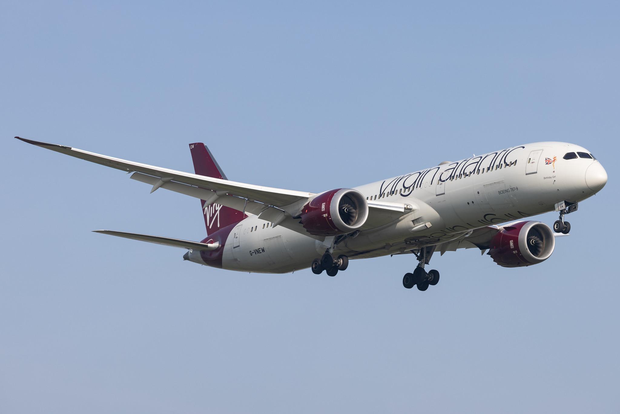 London Heathrow: Virgin Atlantic (VS / VIR) |  Boeing 787-9 Dreamliner B789 | G-VNEW | MSN 40956