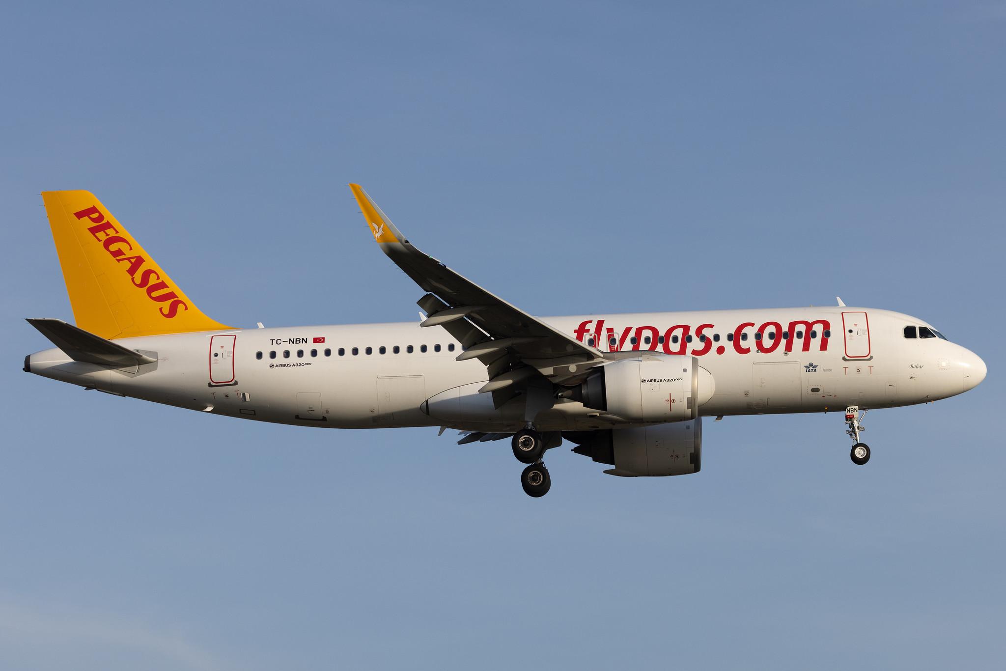 Hamburg Airport: Pegasus (PC / PGT) | Operator: Pegasus Airlines |  Airbus A320-251N A20N | TC-NBN | MSN 08020