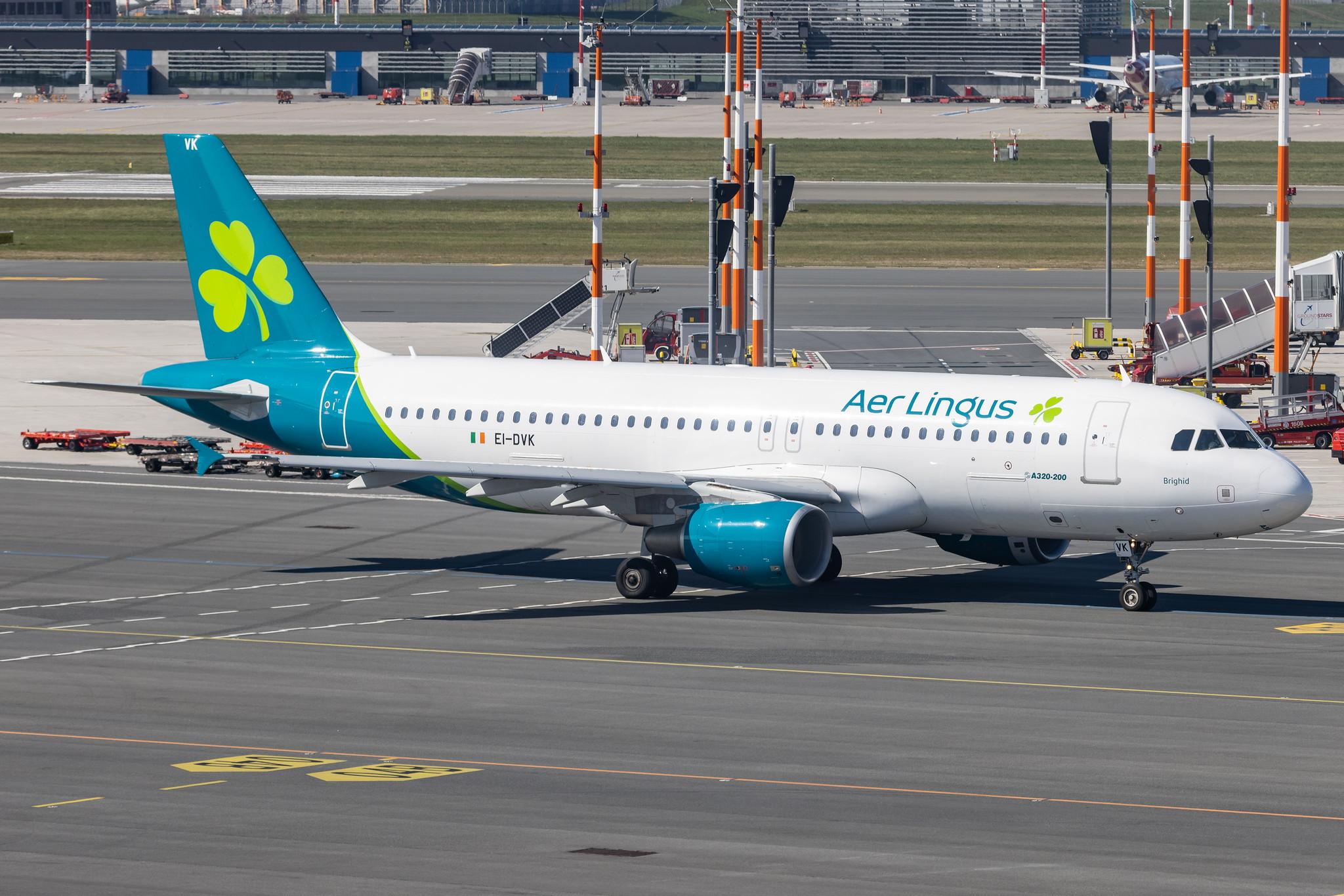 Hamburg Airport: Aer Lingus (EI / EIN) |  Airbus A320-214 A320 | EI-DVK | MSN 4572