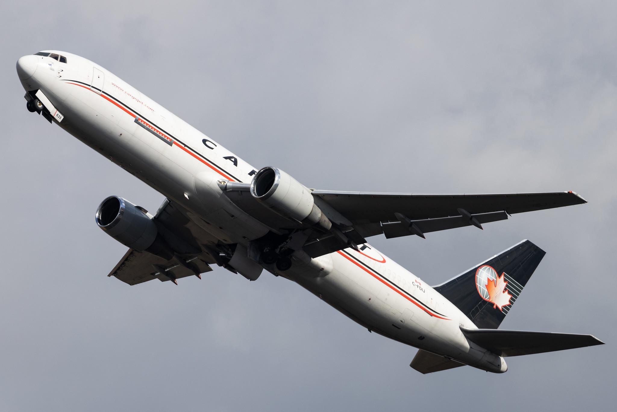 Köln Bonn Airport: Cargojet Airways (W8 / CJT) |  Boeing 767-39H(ER)(BDSF) B763 | C-FDIJ | MSN 26257