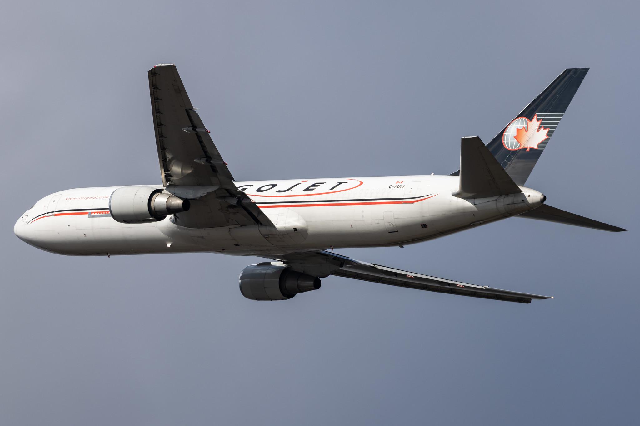 Köln Bonn Airport: Cargojet Airways (W8 / CJT) |  Boeing 767-39H(ER)(BDSF) B763 | C-FDIJ | MSN 26257