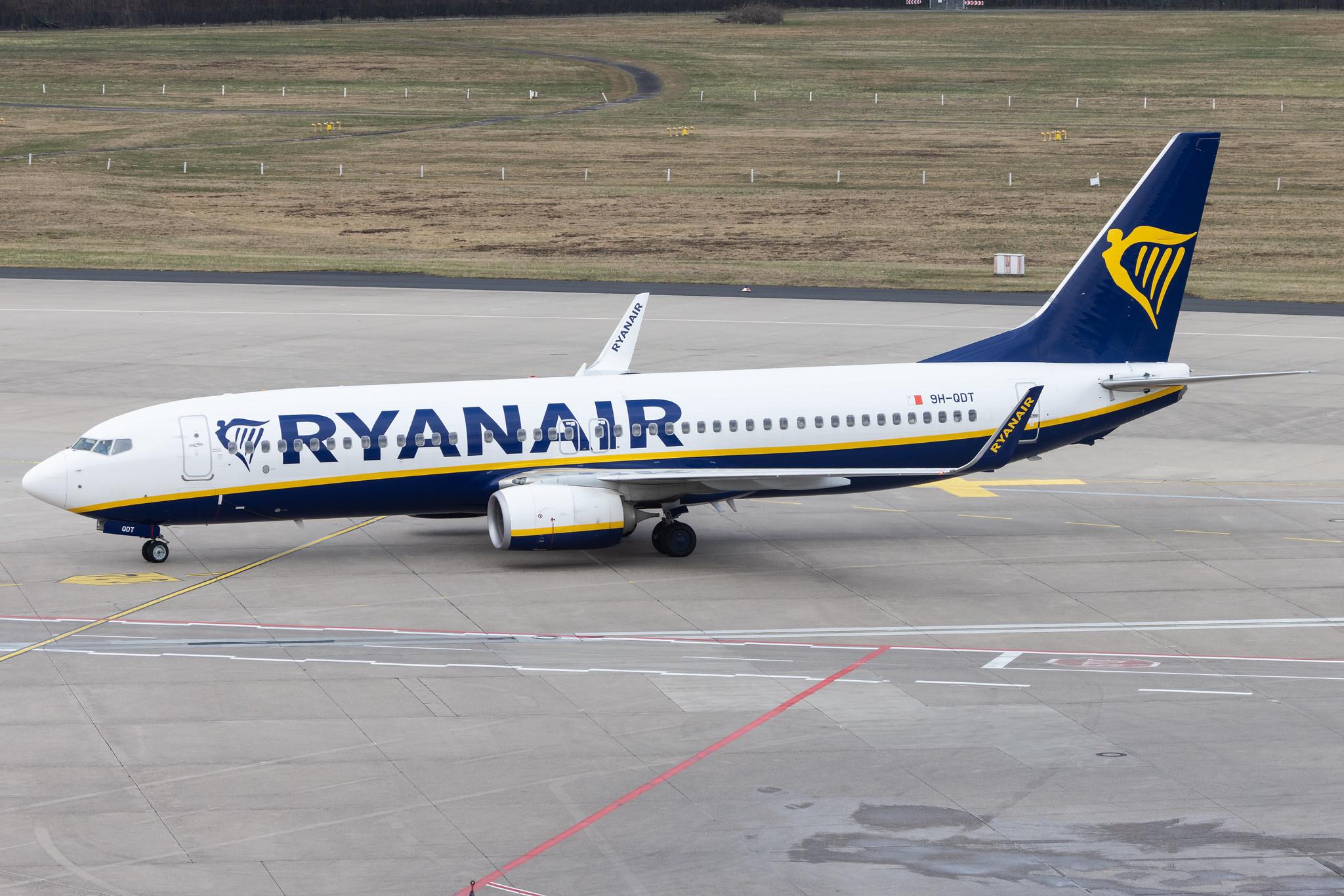 Köln Bonn Airport: Ryanair (FR / RYR) | Operator: Malta Air |  Boeing 737-8AS B738 | 9H-QDT | MSN 44769