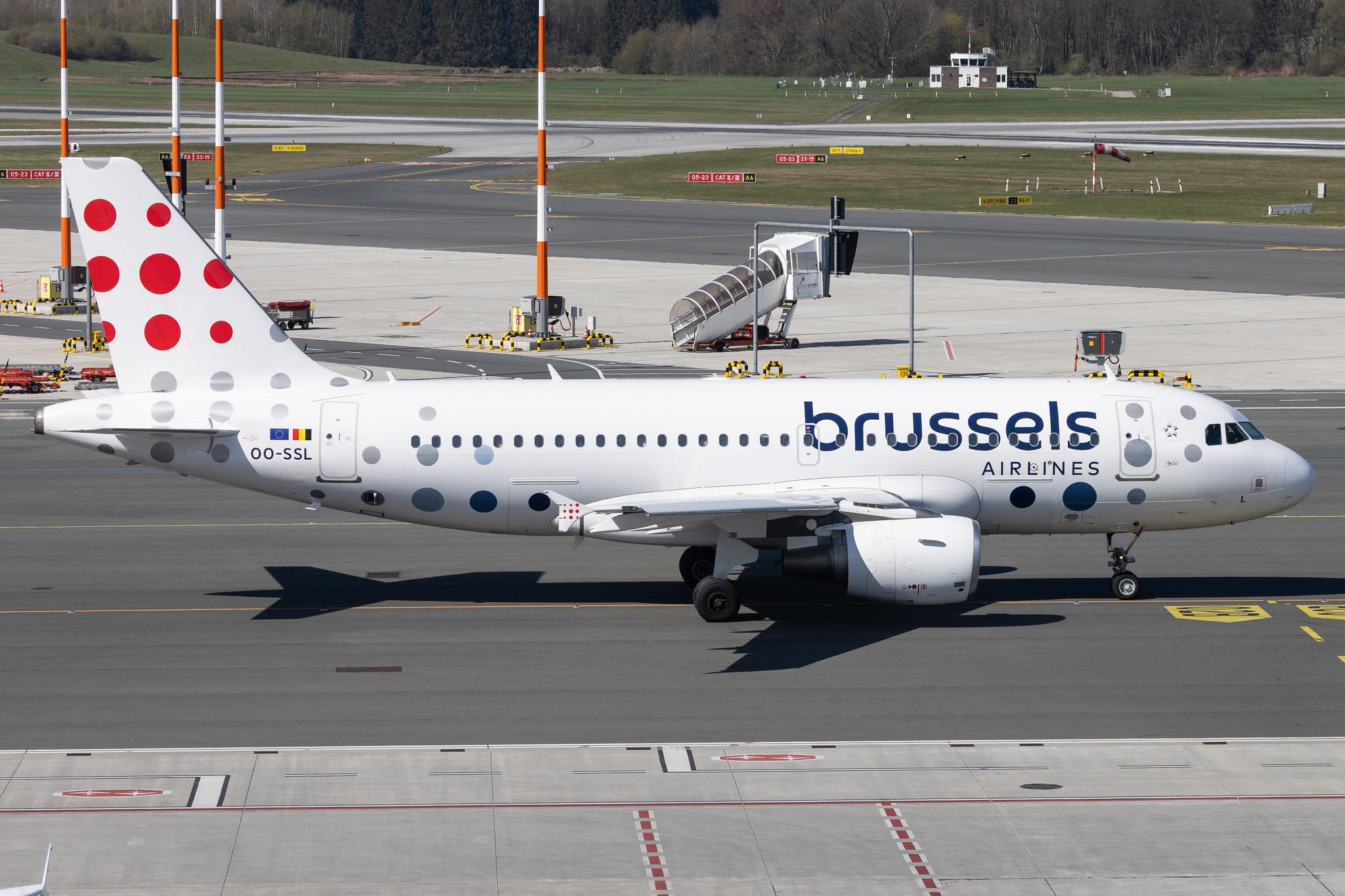 Hamburg Airport: Brussels Airlines (SN / BEL) |  Airbus A319-111 A319 | OO-SSL | MSN 1803