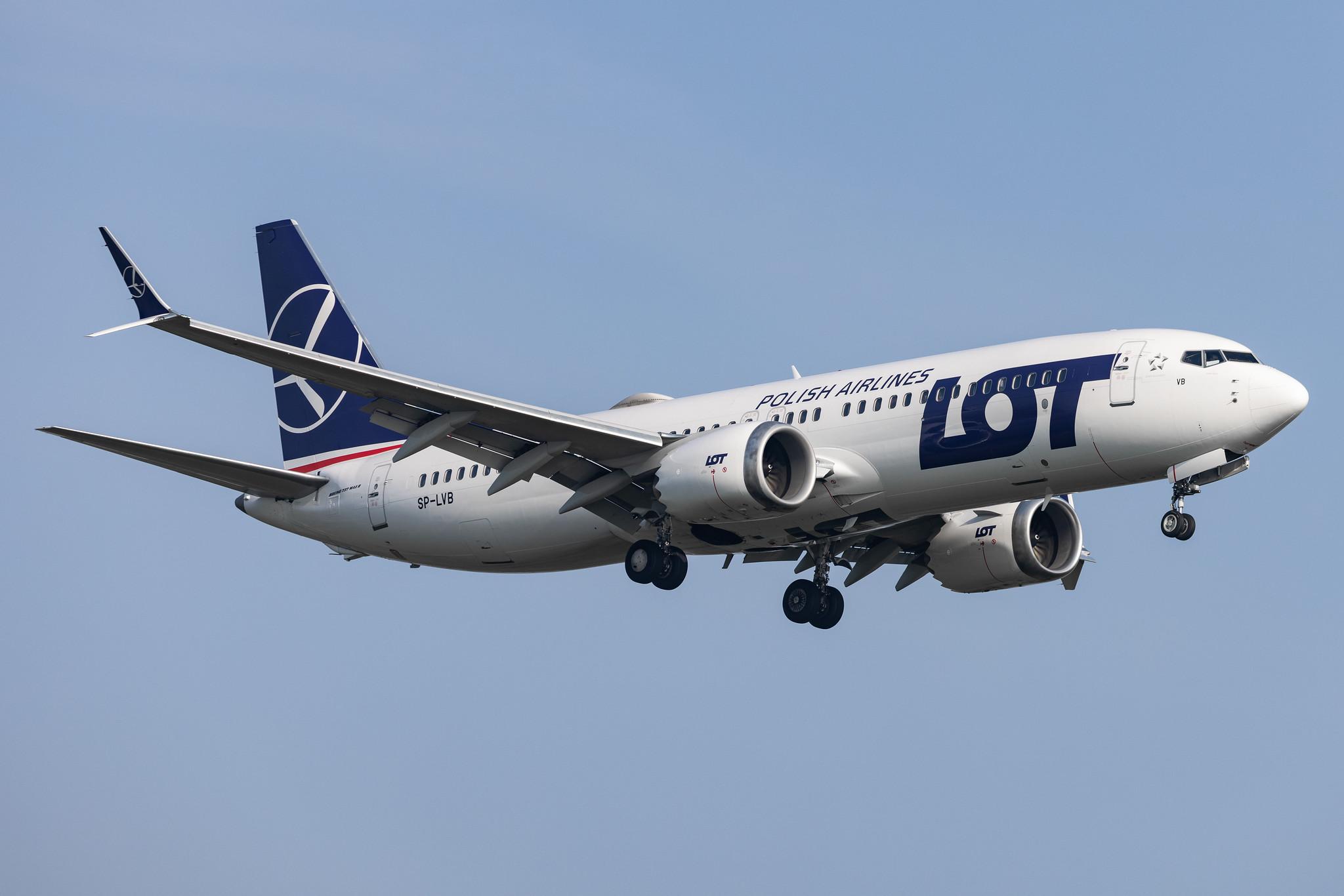 London Heathrow: LOT (LO / LOT) |  Boeing 737 MAX 8 B38M | SP-LVB | MSN 64068