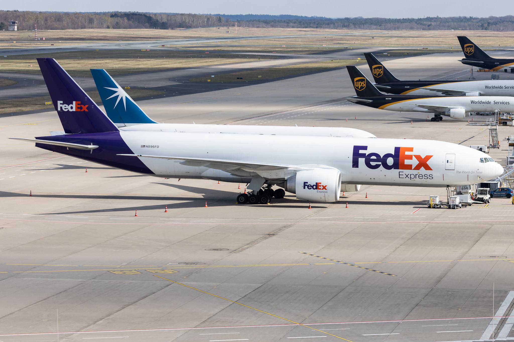 Köln Bonn Airport: FedEx (FX / FDX) |  Boeing 777-F B77L | N896FD | MSN 41750