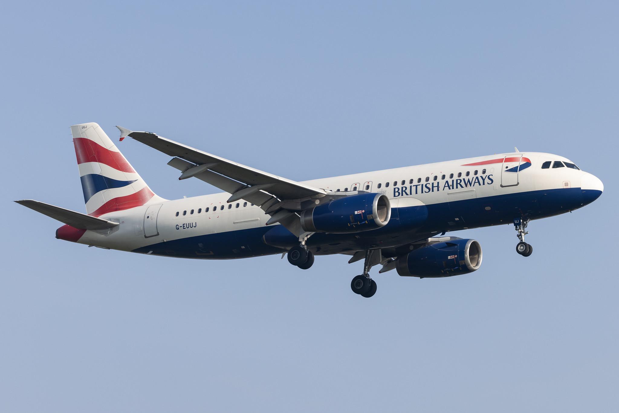London Heathrow: British Airways (BA / BAW) |  Airbus A320-232 A320 | G-EUUJ | MSN 1883