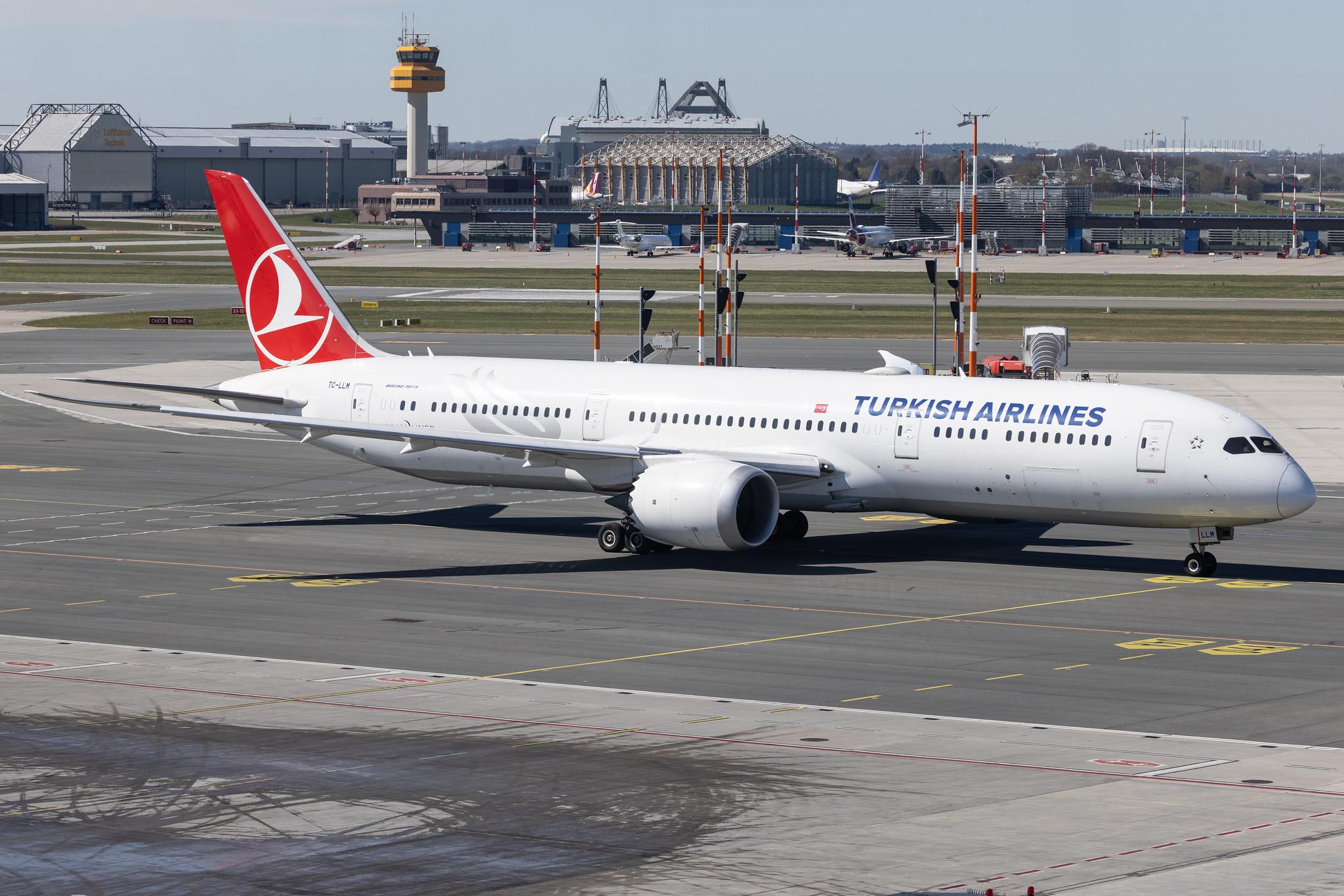 Hamburg Airport: Turkish Airlines (TK / THY) |  Boeing 787-9 Dreamliner B789 | TC-LLM | MSN 65812