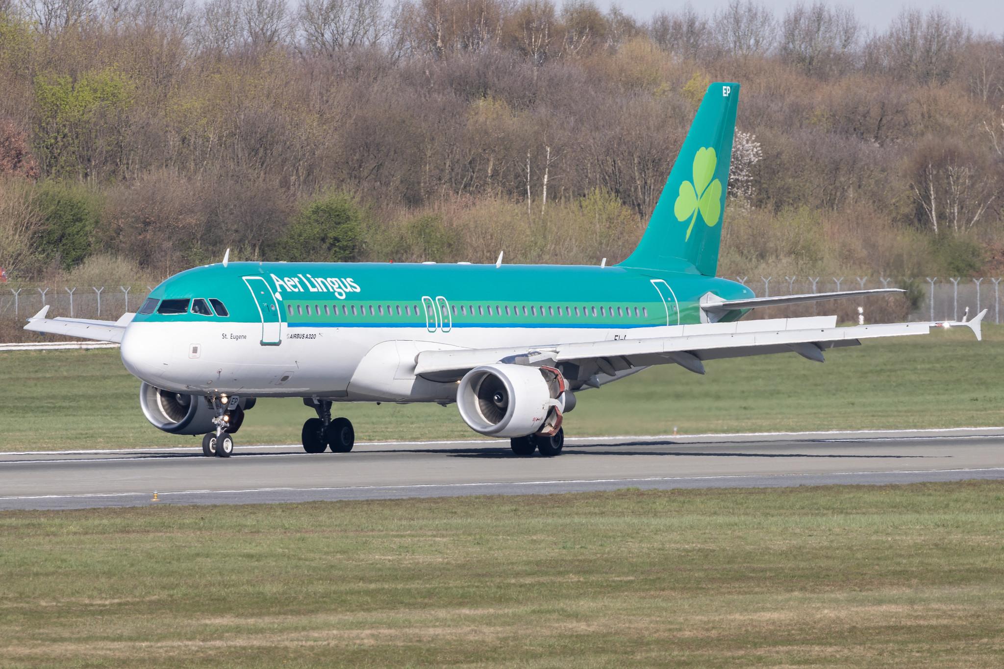 Hamburg Airport: Aer Lingus (EI / EIN) |  Airbus A320-214 A320 | EI-DEP | MSN 2542