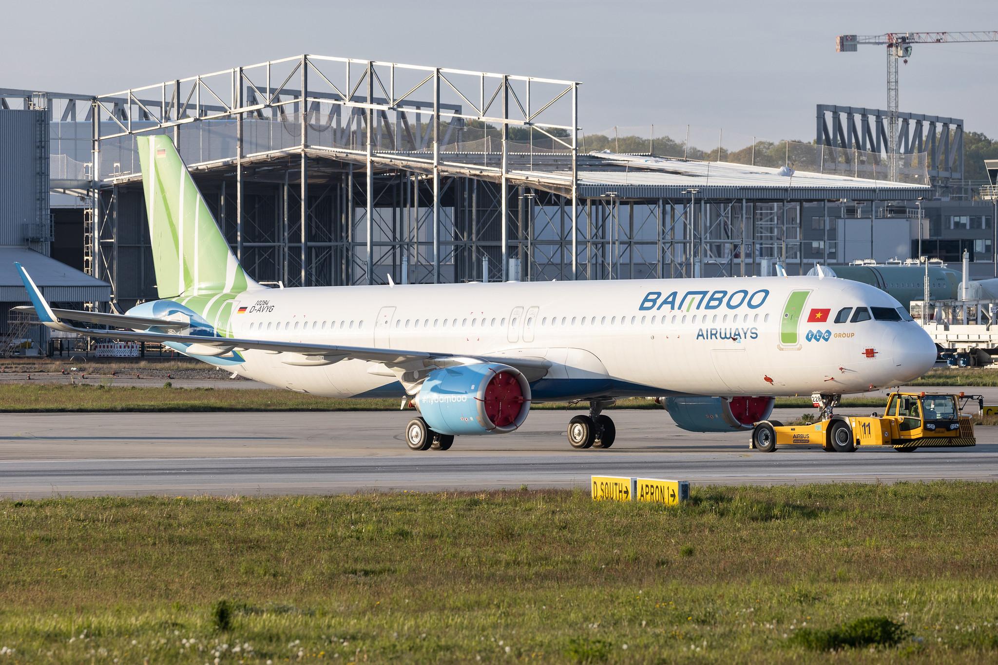 Hamburg Finkenwerder: Bamboo Airways (QH / BAV) |  Airbus A321-251NX A21N | D-AVYG (VN-A228) | MSN 10284