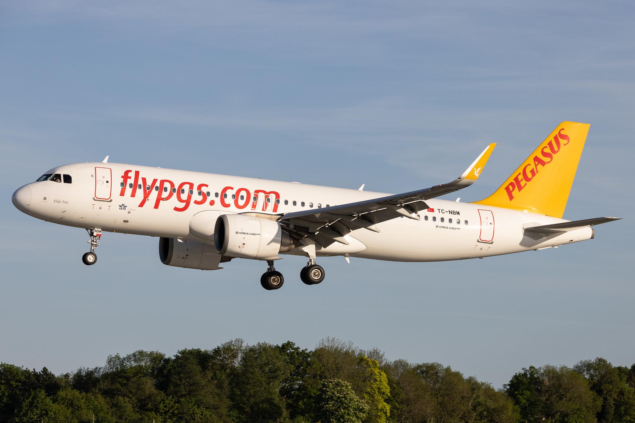 Hamburg Airport: Pegasus (PC / PGT) | Operator: Pegasus Airlines |  Airbus A320-251N A20N | TC-NBM | MSN 07990