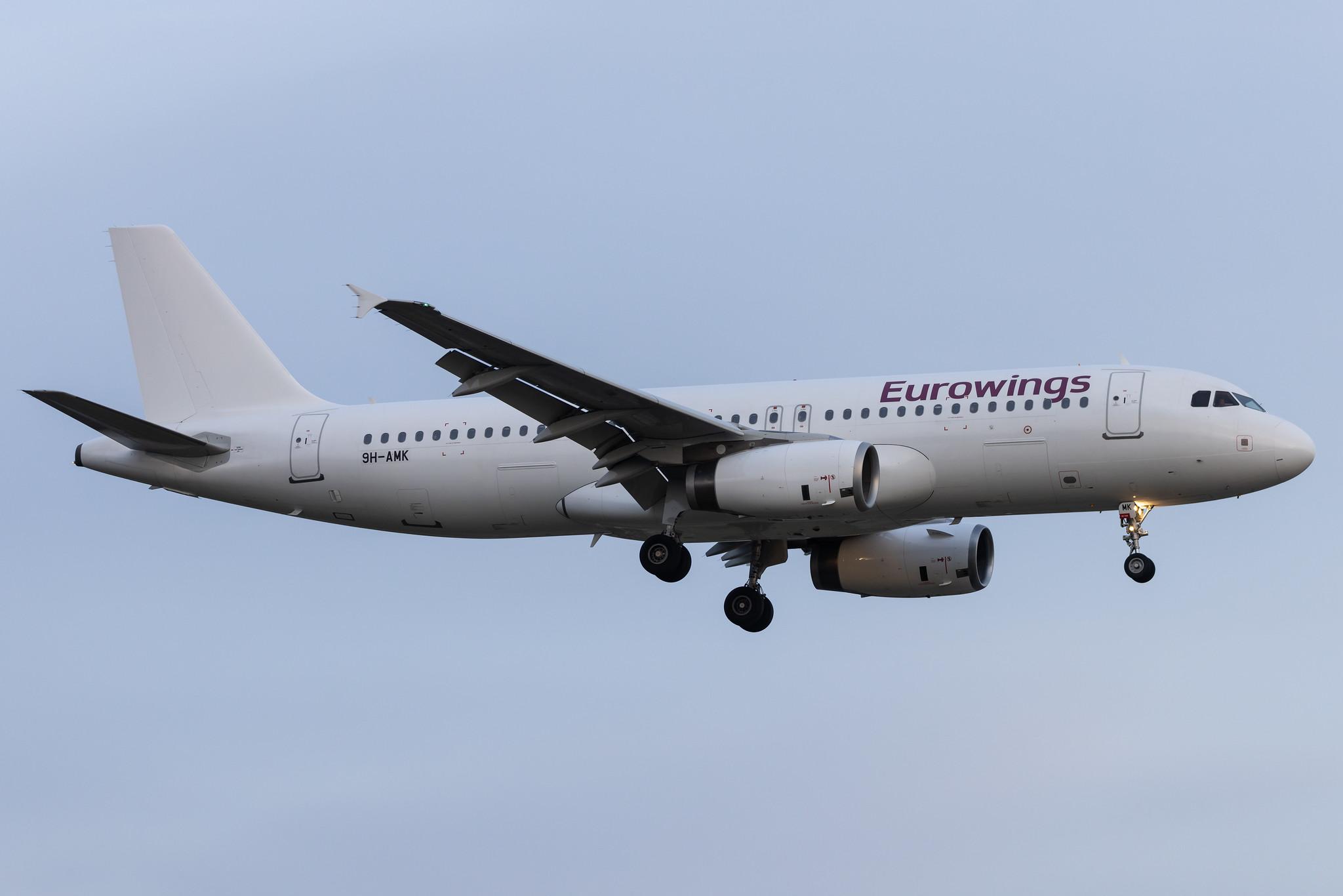 Hamburg Airport: Eurowings (EW / EWG) | Operator: Avion Express Malta |  Airbus A320-232 A320 | 9H-AMK | MSN 03562