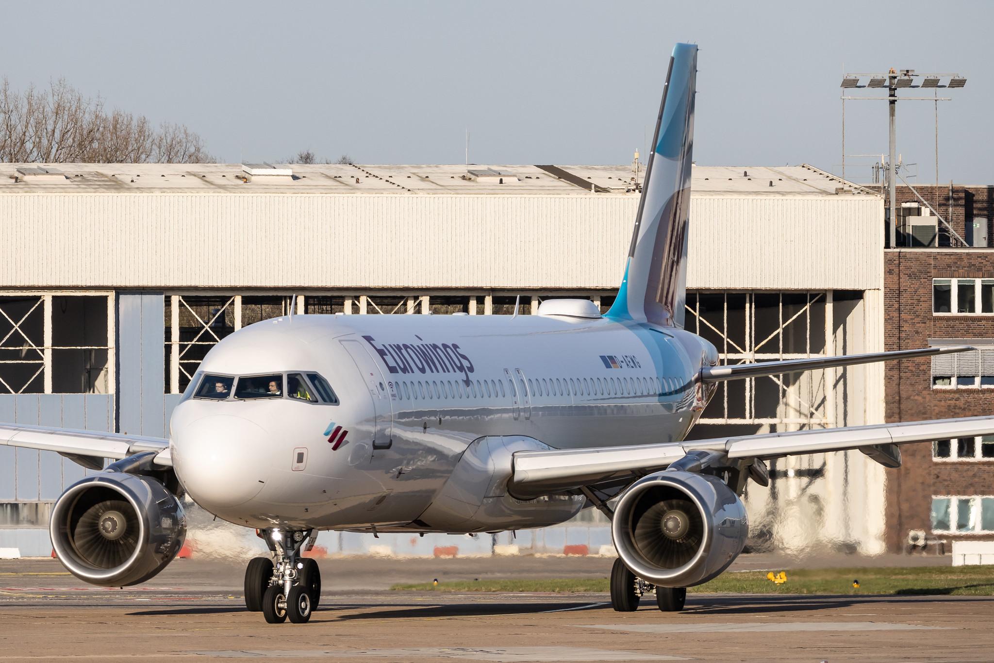 Hamburg Airport: Eurowings (EW / EWG) |  Airbus A320-214 A320 | D-AEWG | MSN 7121