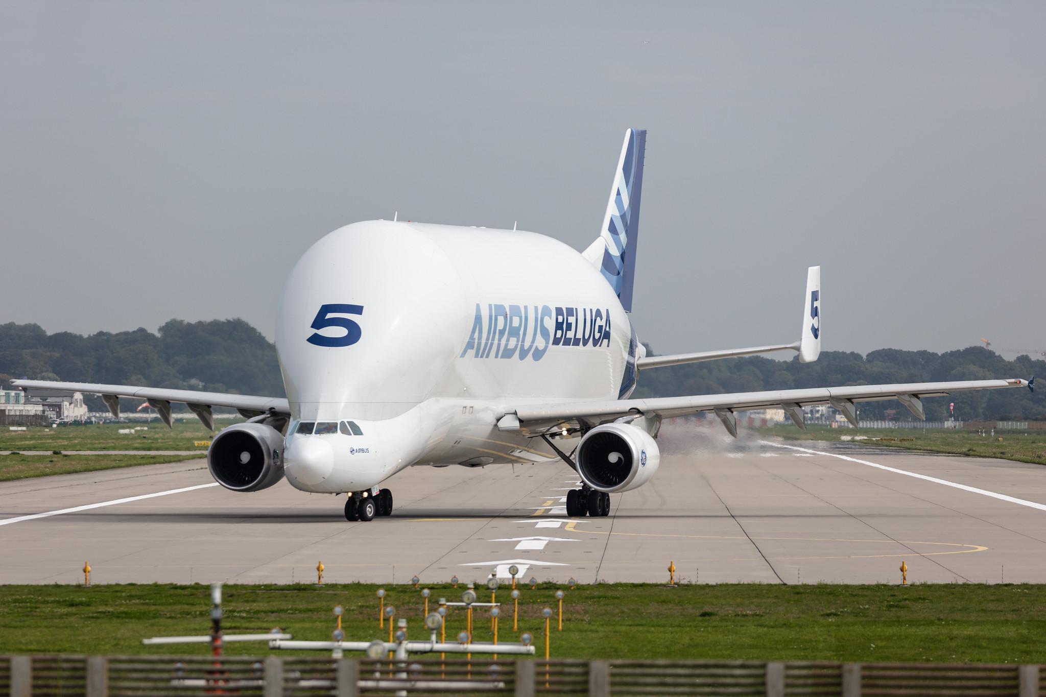 Hamburg Finkenwerder: Airbus Transport International (4Y / BGA) |  Airbus A300-608ST Beluga A3ST | F-GSTF | MSN 796