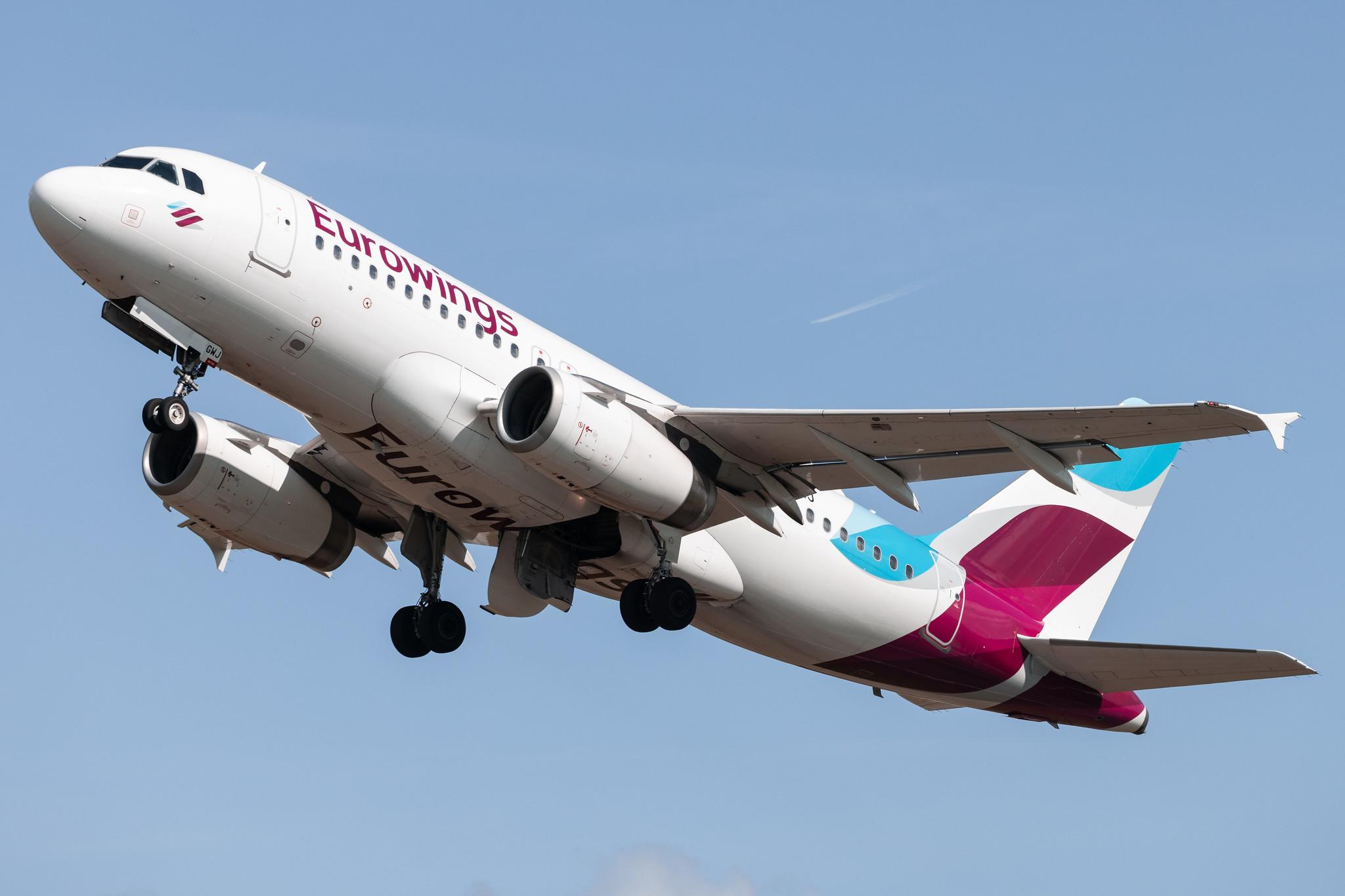 Hamburg Airport: Eurowings (EW / EWG) |  Airbus A319-132 A319 | D-AGWJ | MSN 3375