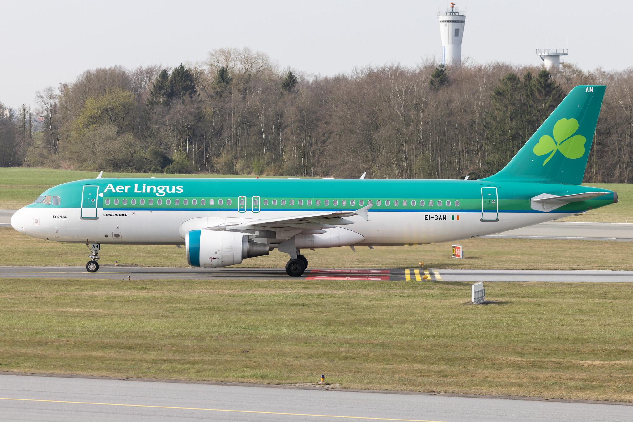Hamburg Airport: Aer Lingus (EI / EIN) |  Airbus A320-214 A320 | EI-GAM | MSN 3823