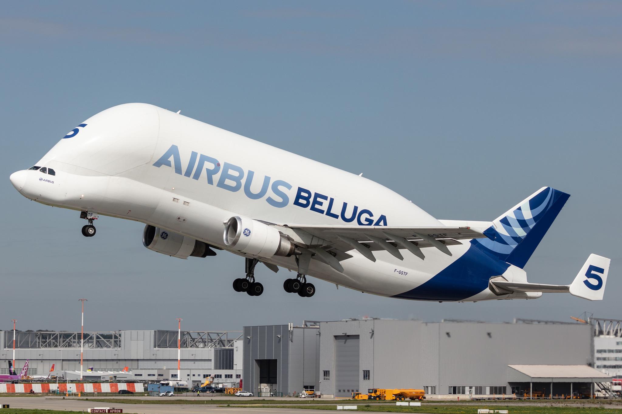 Hamburg Finkenwerder: Airbus Transport International (4Y / BGA) |  Airbus A300-608ST Beluga A3ST | F-GSTF | MSN 796