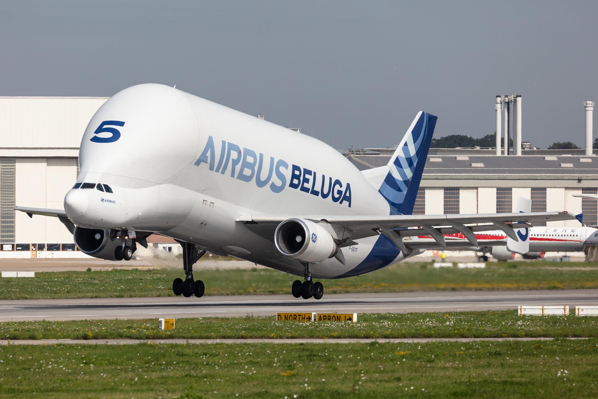 Hamburg Finkenwerder: Airbus Transport International (4Y / BGA) |  Airbus A300-608ST Beluga A3ST | F-GSTF | MSN 796