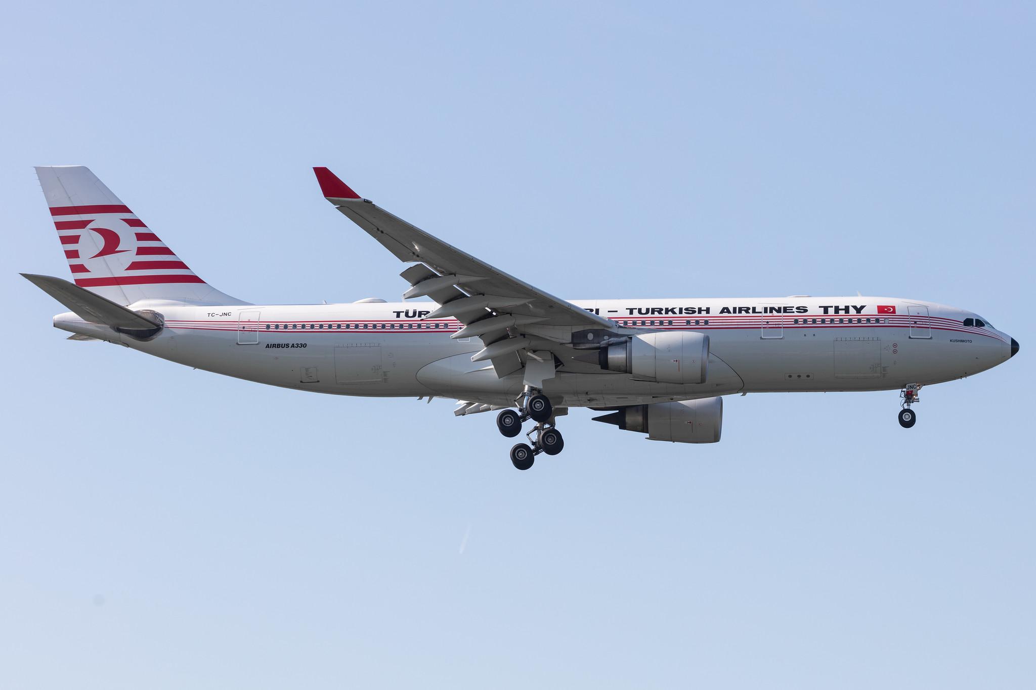 Amsterdam Schiphol: Turkish Airlines (TK / THY) |  Livery: Retro Livery |  Airbus A330-203 A332 | TC-JNC | MSN 0742