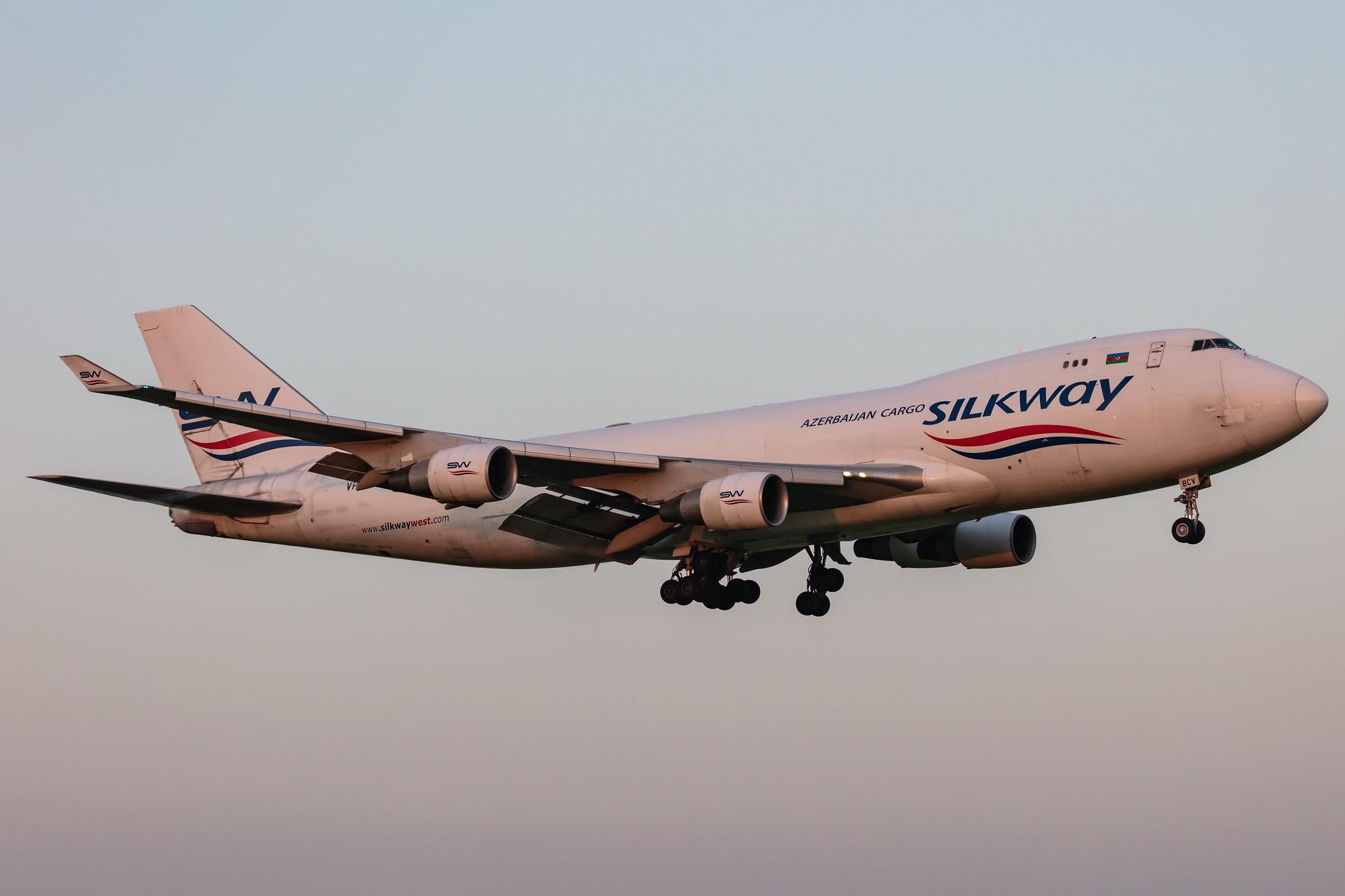Amsterdam Schiphol: Silk Way West Airlines (7L / AZG) |  Boeing 747-4H6(F) B744 | VP-BCV | MSN 29902