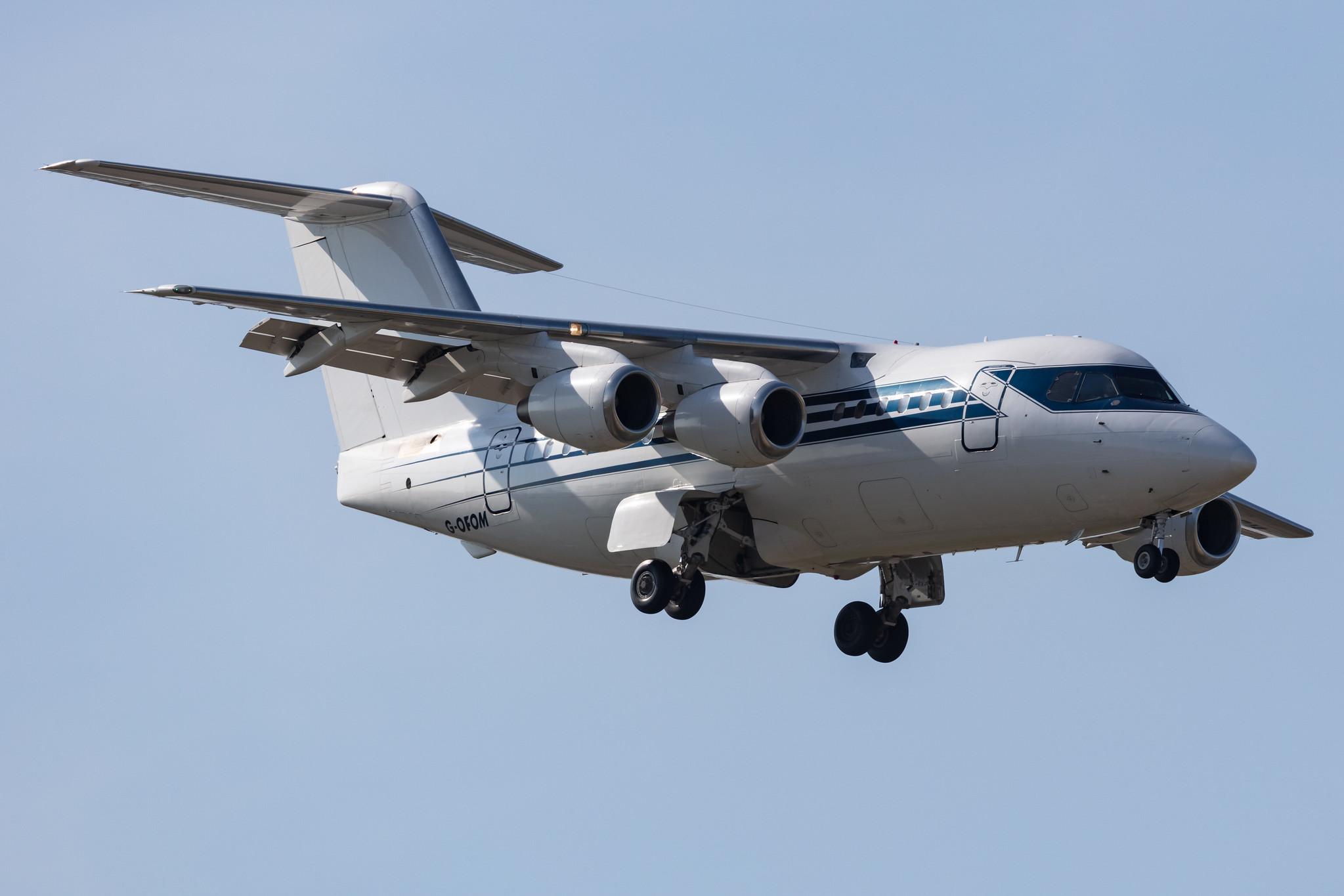 Amsterdam Schiphol: Formula One Management |  BAe 146-100 B461 | G-OFOM | MSN E1144