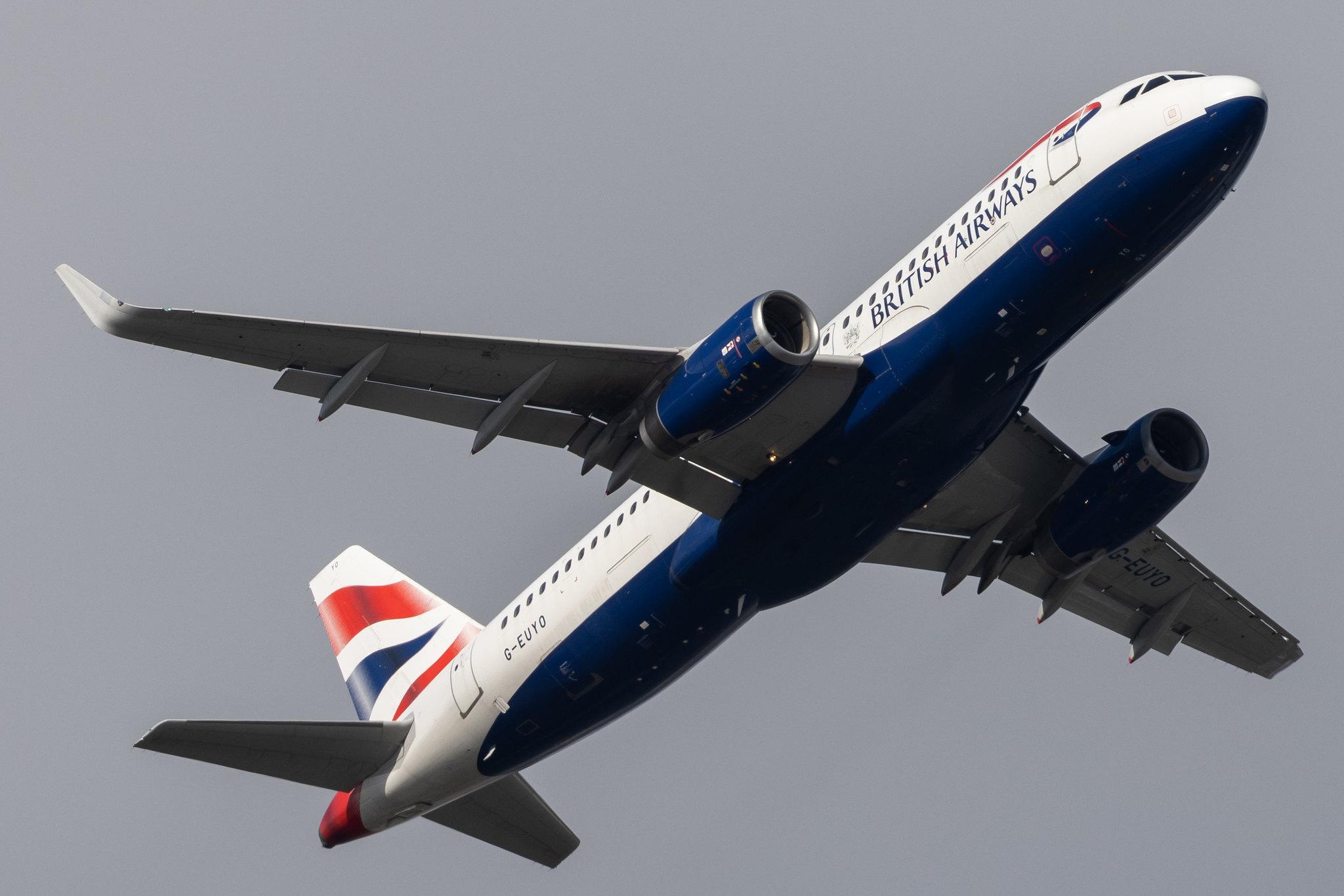 London Heathrow: British Airways (BA / BAW) |  Airbus A320-232 A320 | G-EUYO | MSN 5634